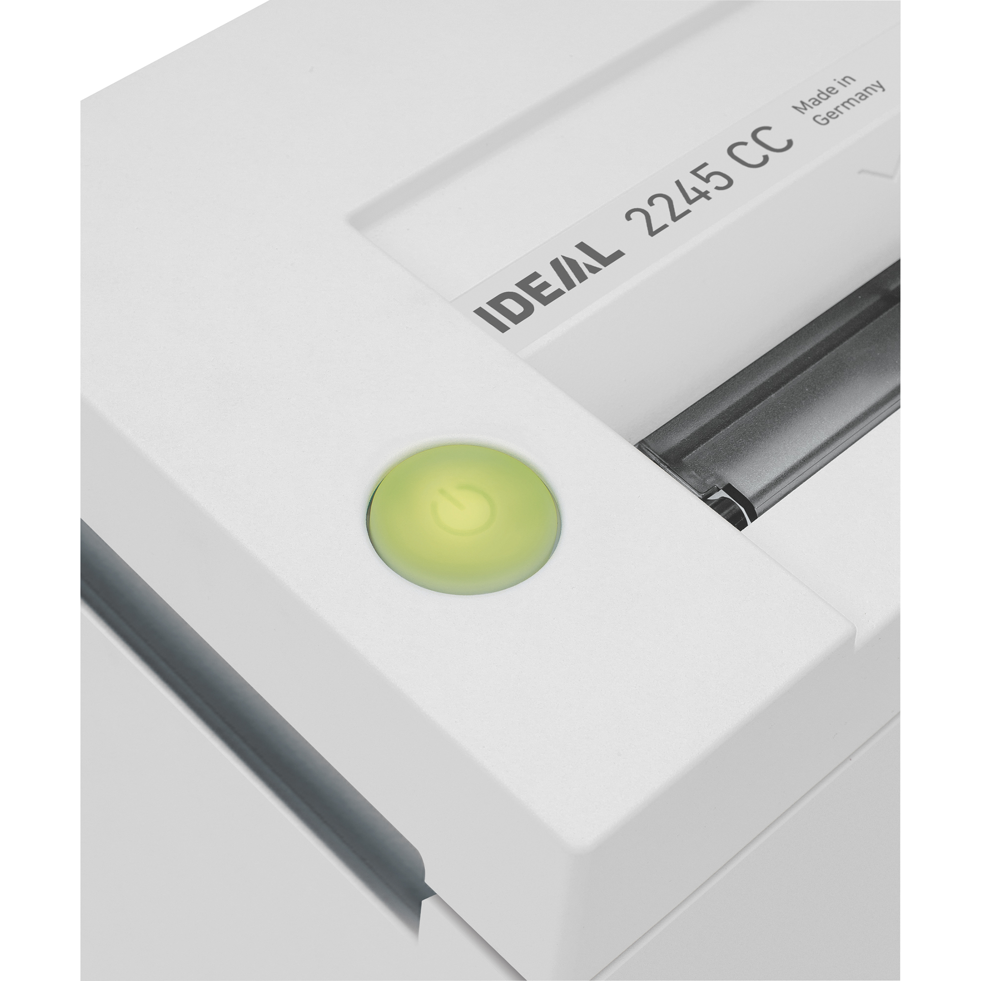 IDEAL Aktenvernichter 2245 CC P-5 Papier, Heftklammern, Büroklammern Partikelschnitt 5 Bl. cool grey