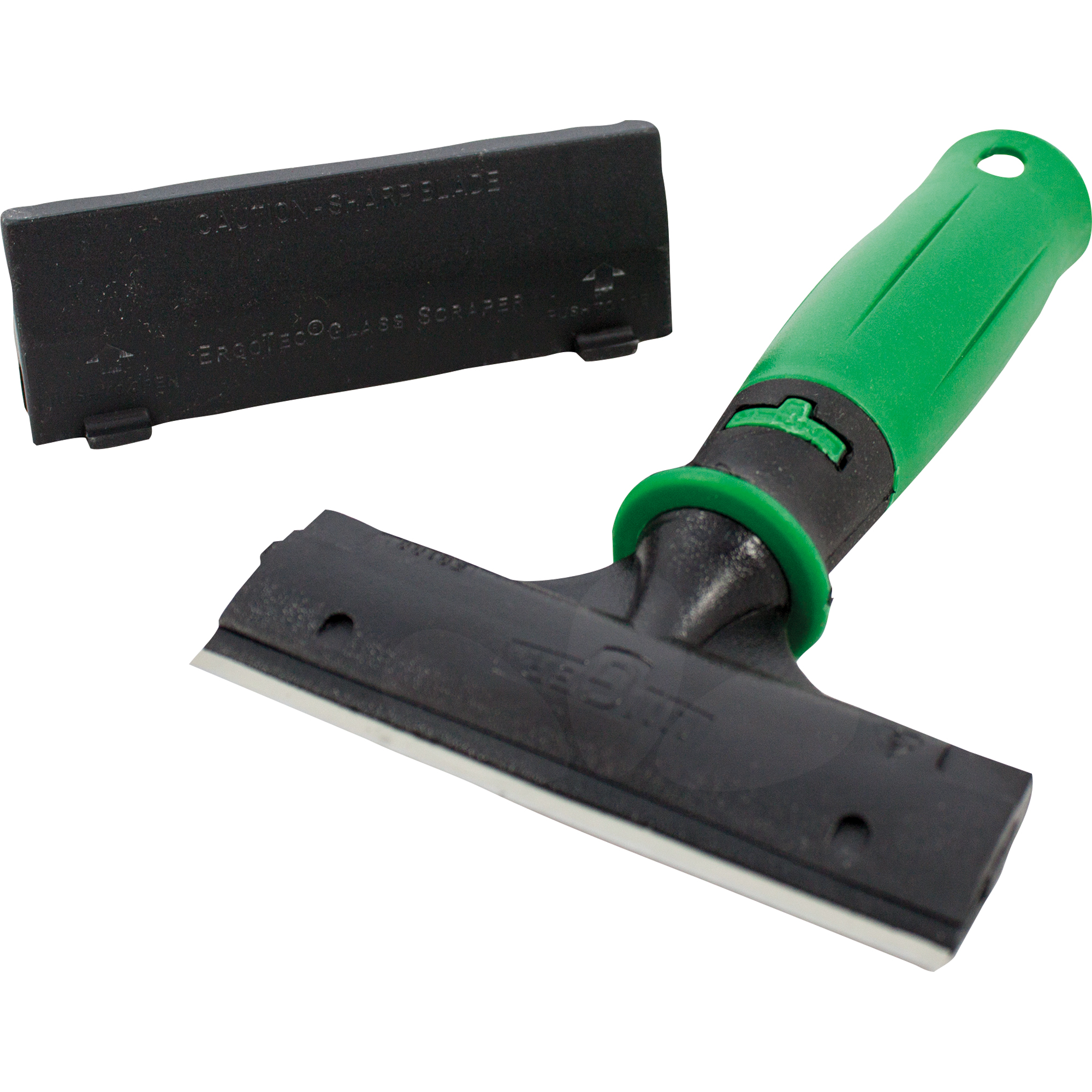 Unger Schaber ErgoTec® Glas Breite der Klinge: 10cm inkl. Schutzkappe Stahl grün