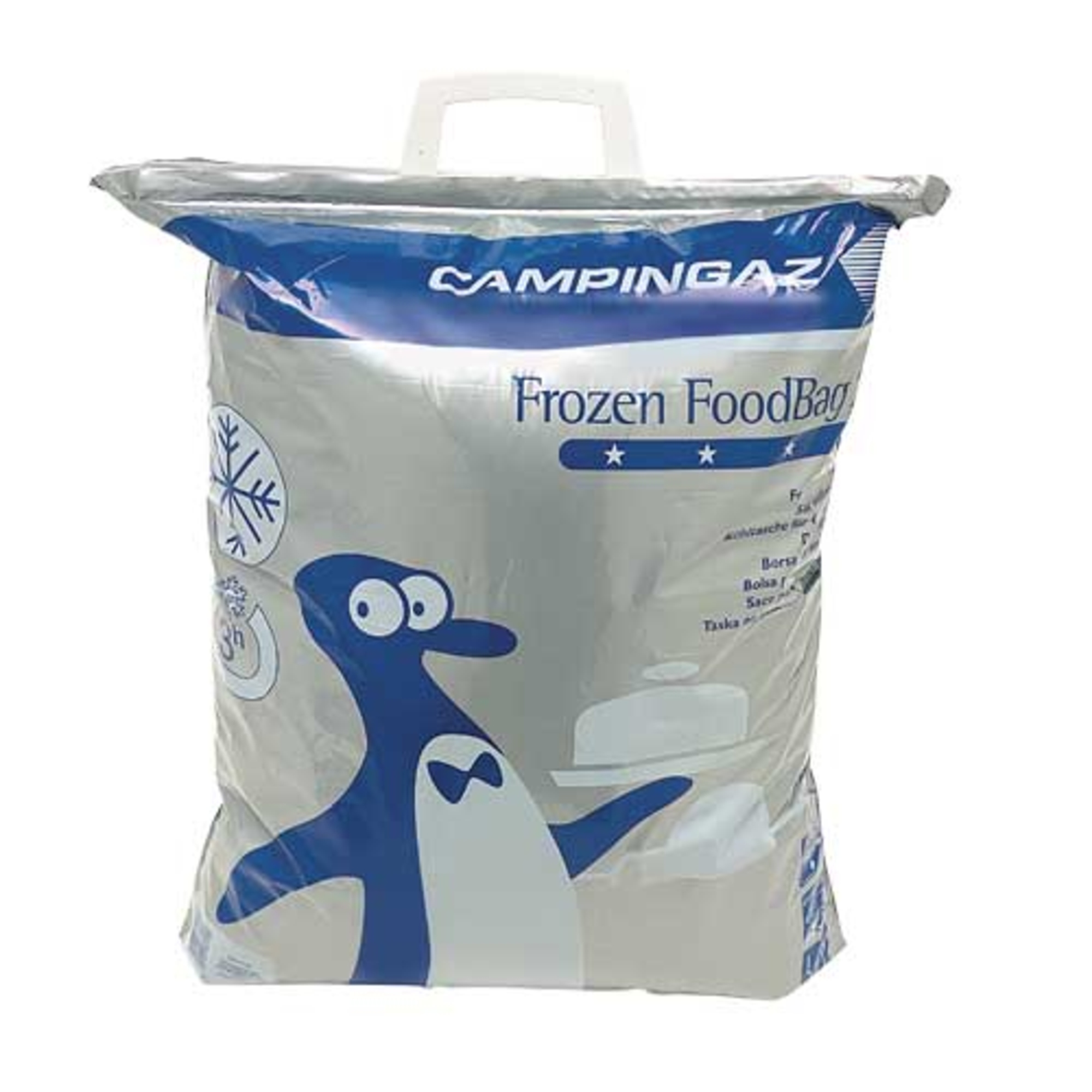 CAMPINGAZ Isoliertasche Frozen Food Bag 26l Druckverschluss Polyethylen/EPE Schaum silber/blau