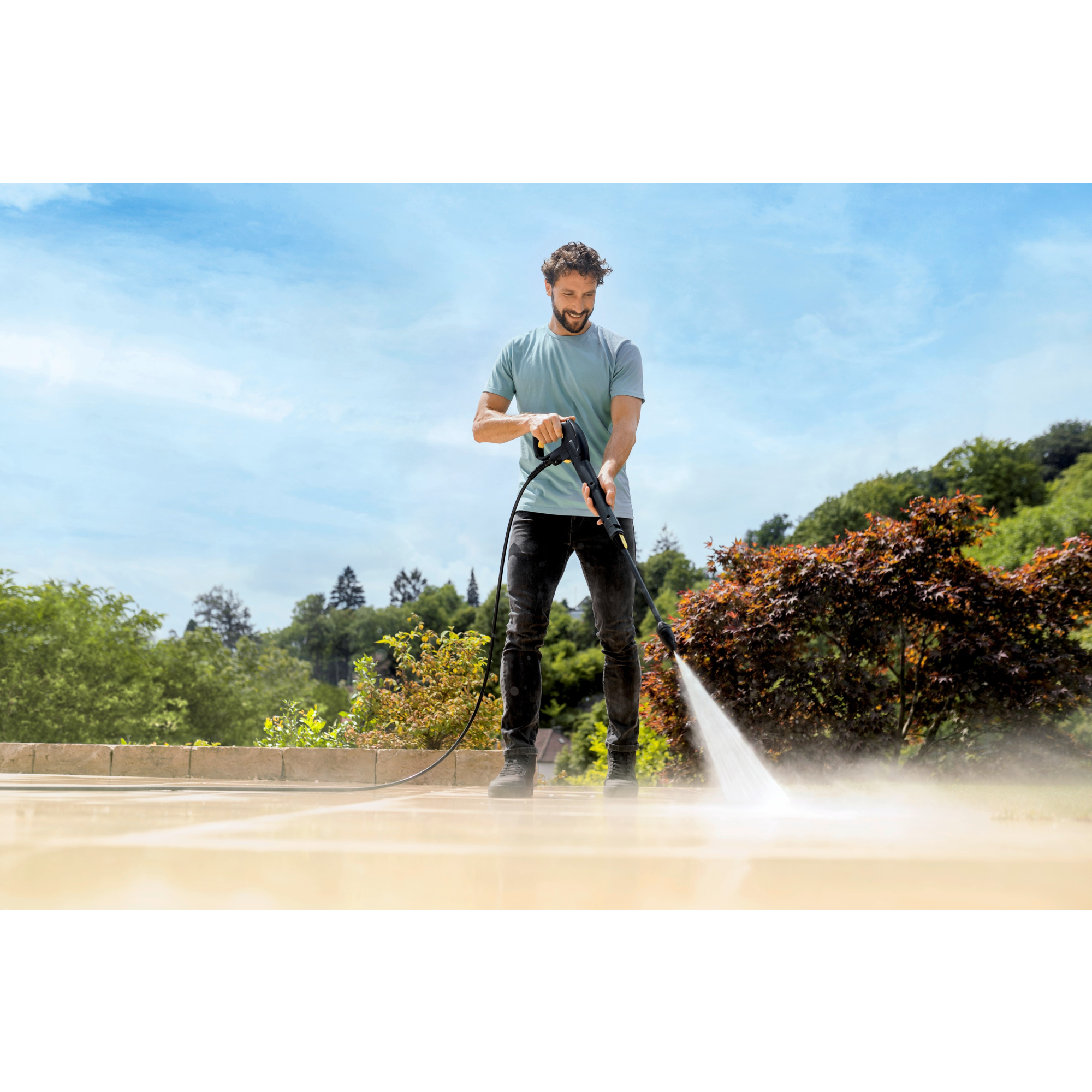Kärcher Hochdruckreiniger K 7 WCM Premium 39,4 x 94,6 x 36,9 cm (B x H x T) 180bar inkl. Hochdruckpistole G 180 Q, Dreckfräser, HD-Schlauch (10 m), Adapter Gartenschlauchanschluss A3/4" 17,7kg