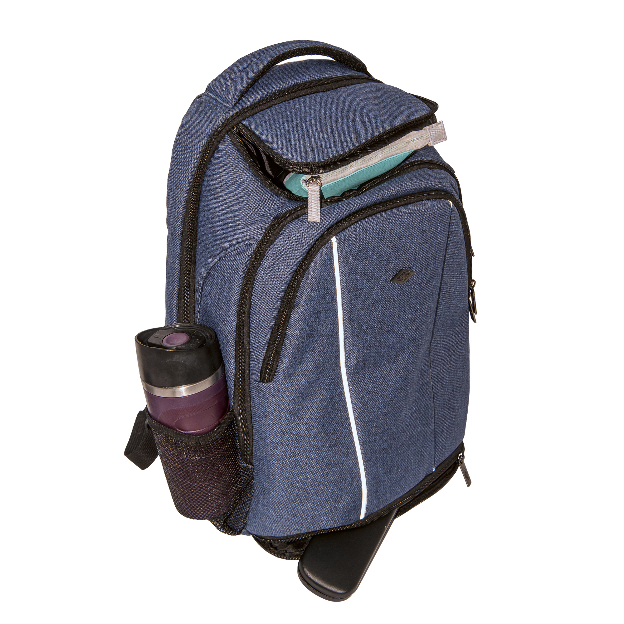 WEDO® Notebookrucksack DENIM Reißverschluss