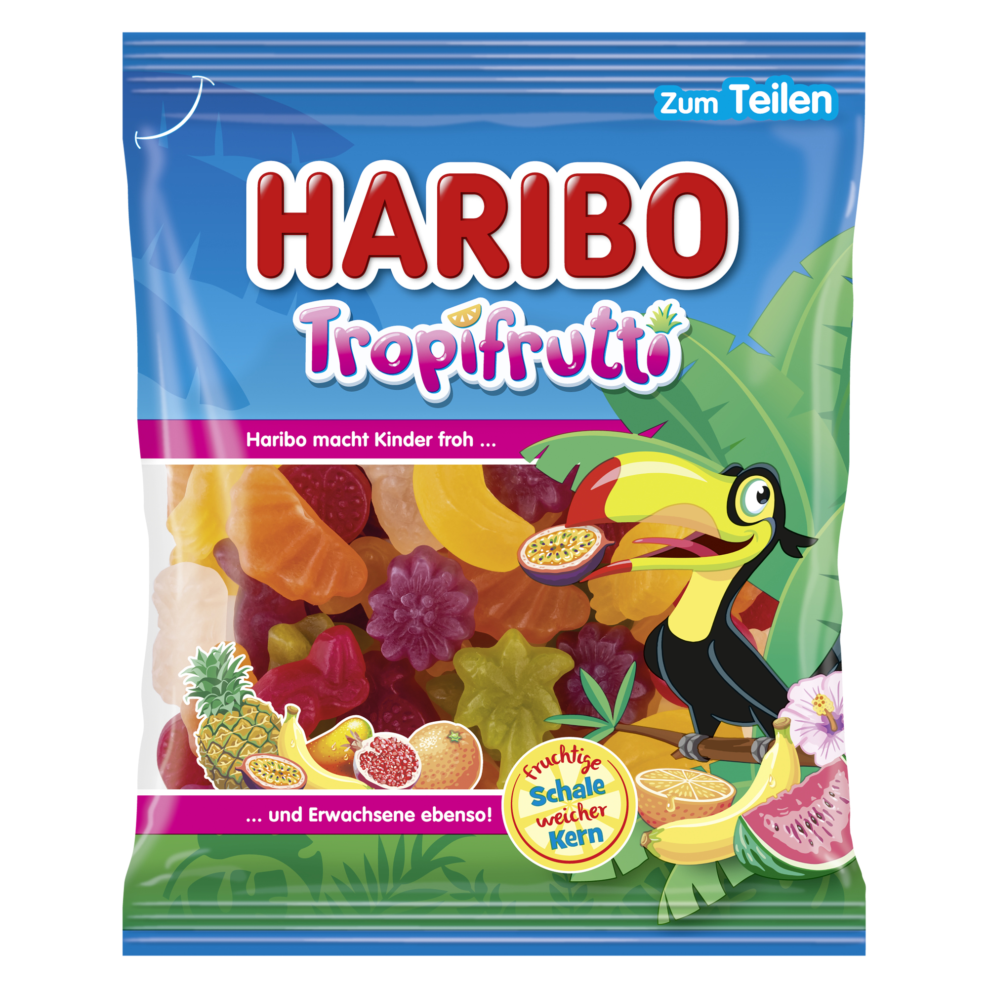 HARIBO Fruchtgummi Tropi Frutti 175 g/Pack.