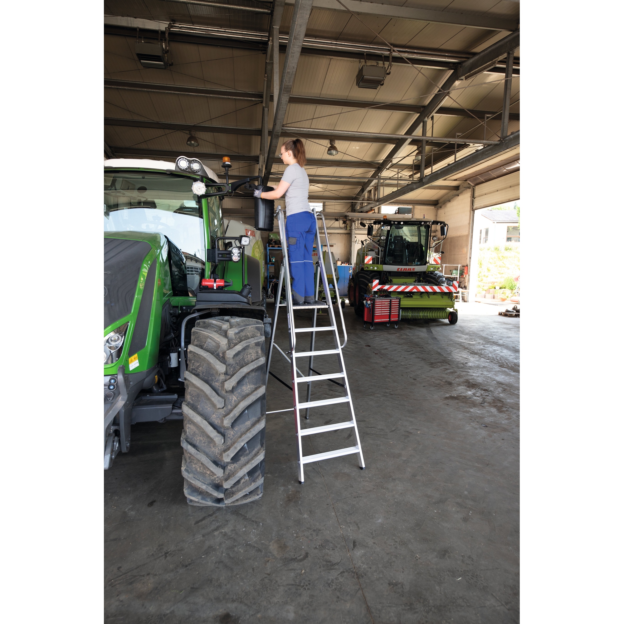 MUNK Stehleiter ML 3,6m Aluminium