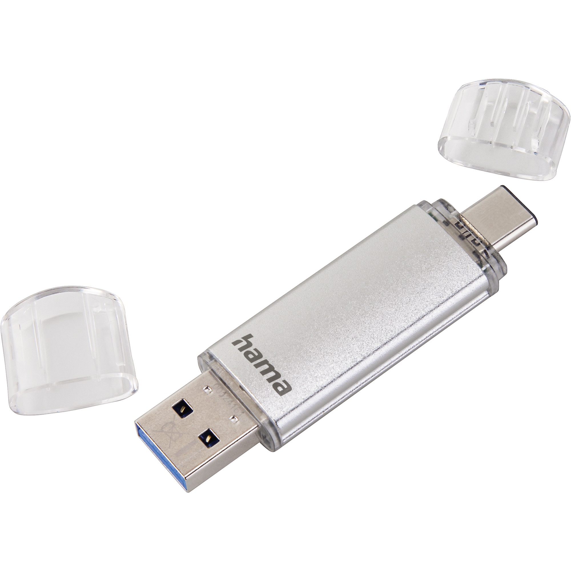 Hama USB-Stick C-Laeta USB 3.0 256Gbyte silber