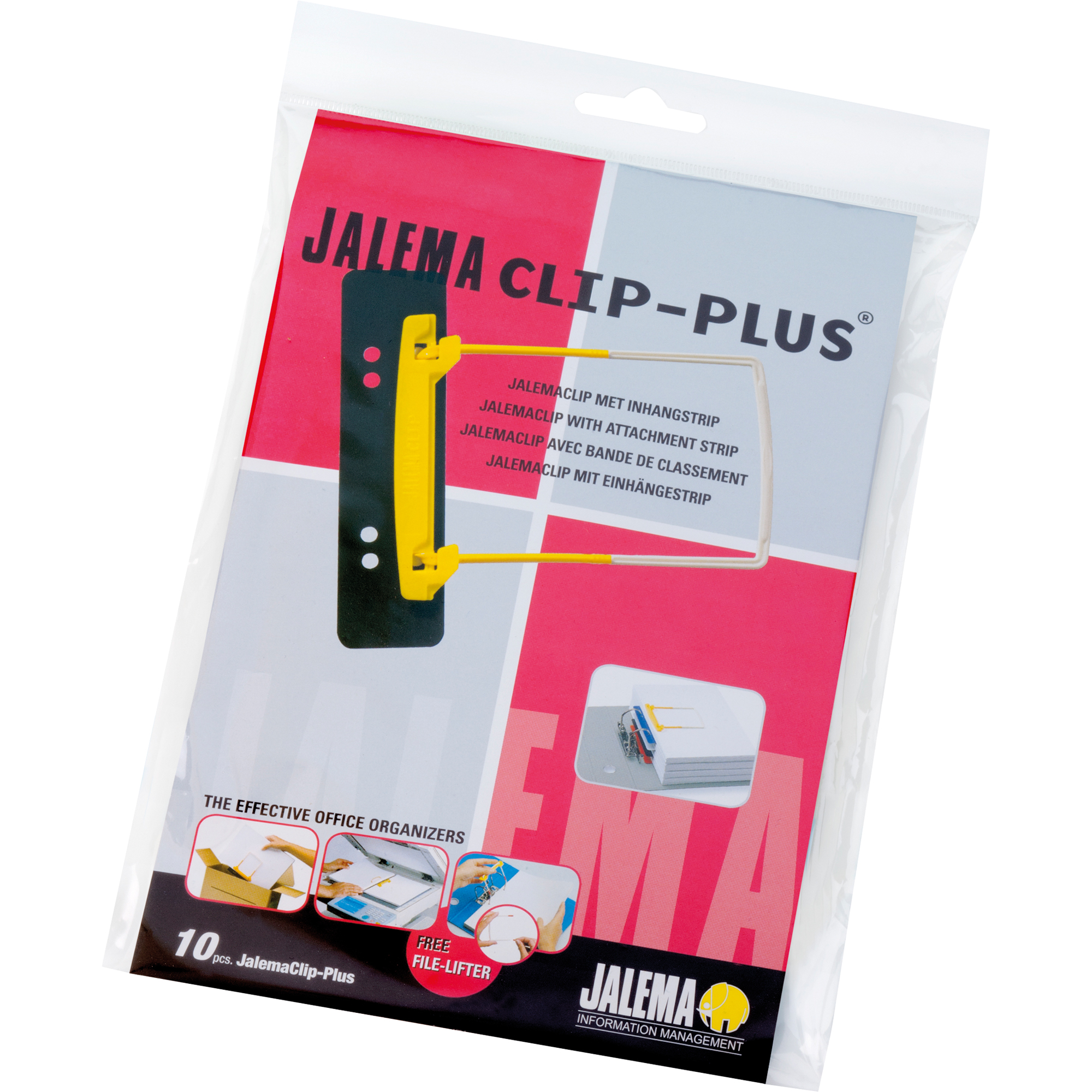 Jalema Abheftbügel Plus 50mm Polypropylen gelb/weiß 10 St./Pack.