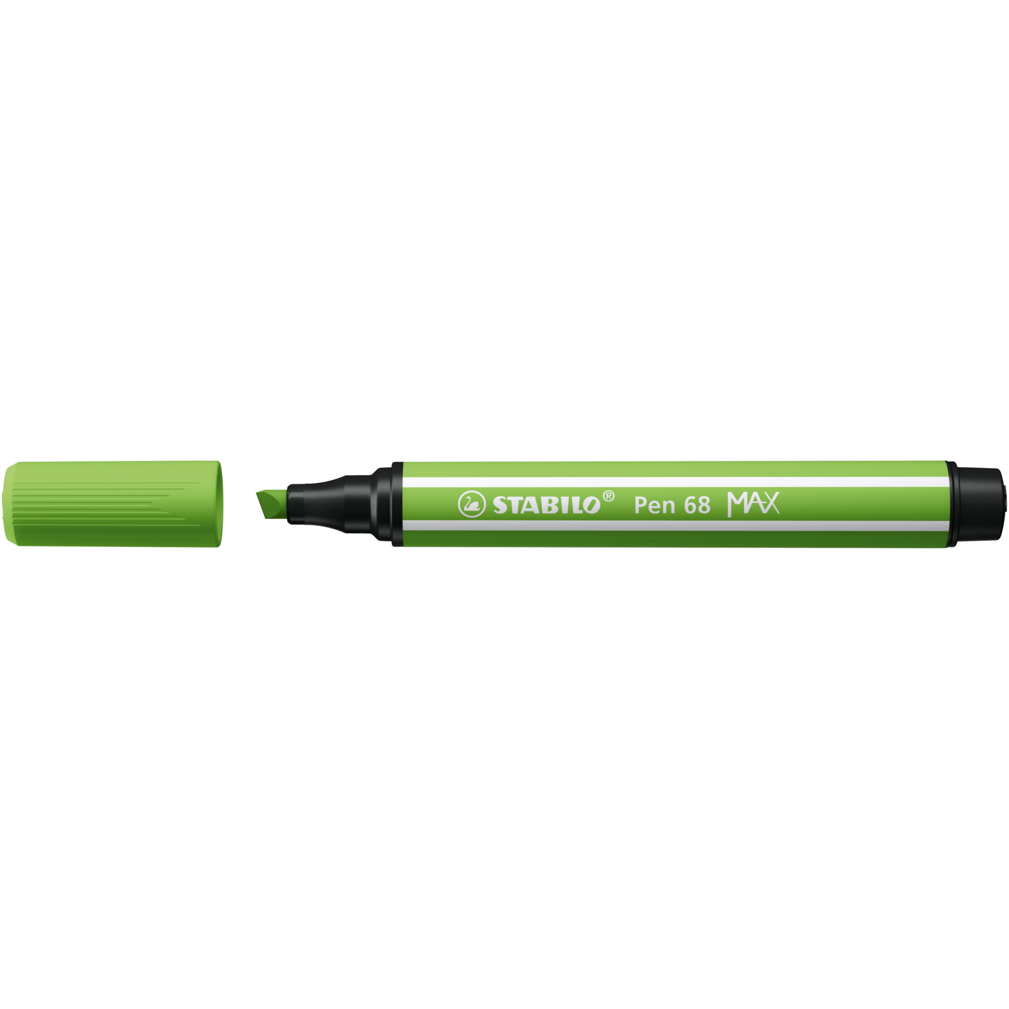 STABILO® Fasermaler Pen 68 MAX 1-5mm apfelgrün nicht auswaschbar