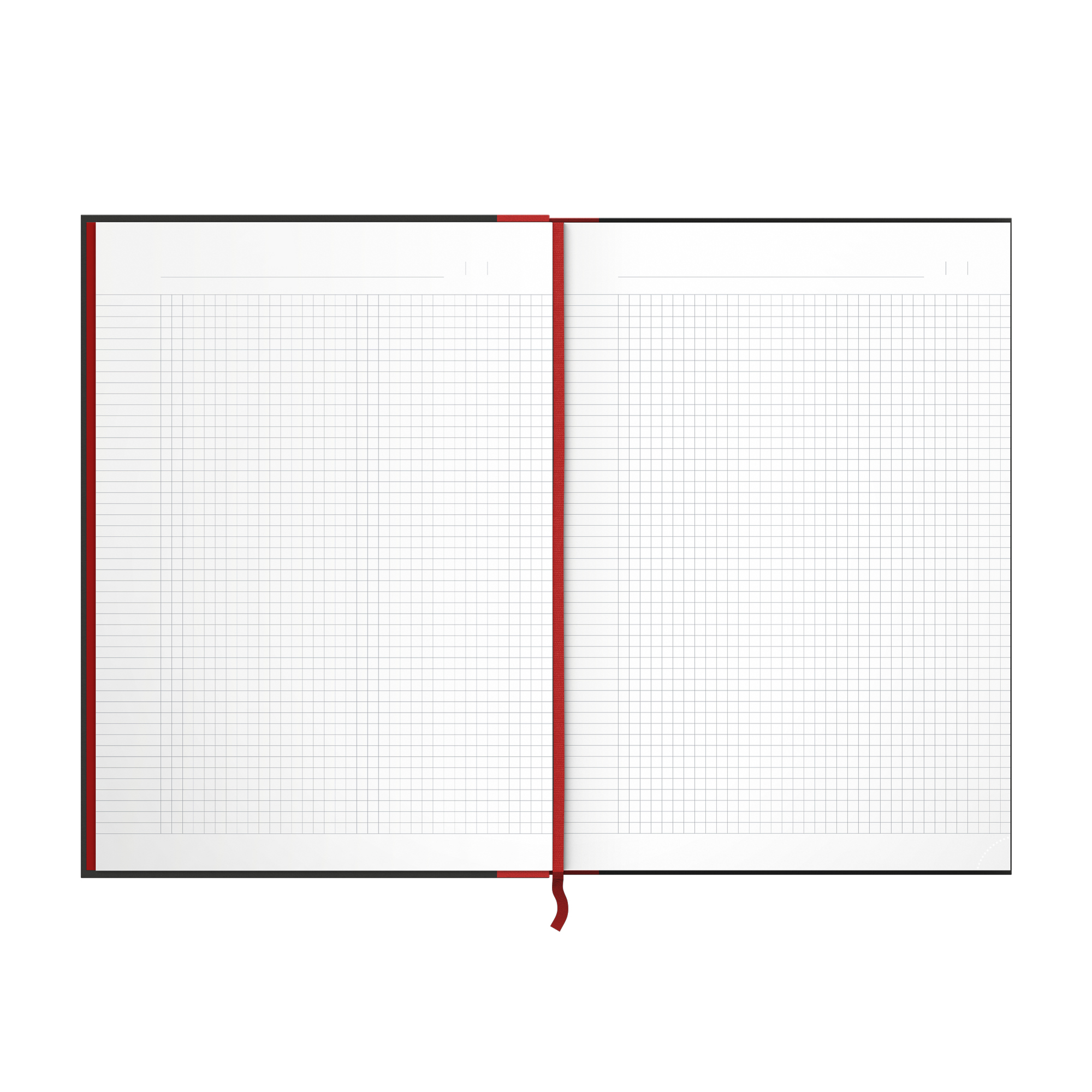 Oxford Notizbuch Black n' Red DIN A4 kariert schwarz/rot 96 Bl.