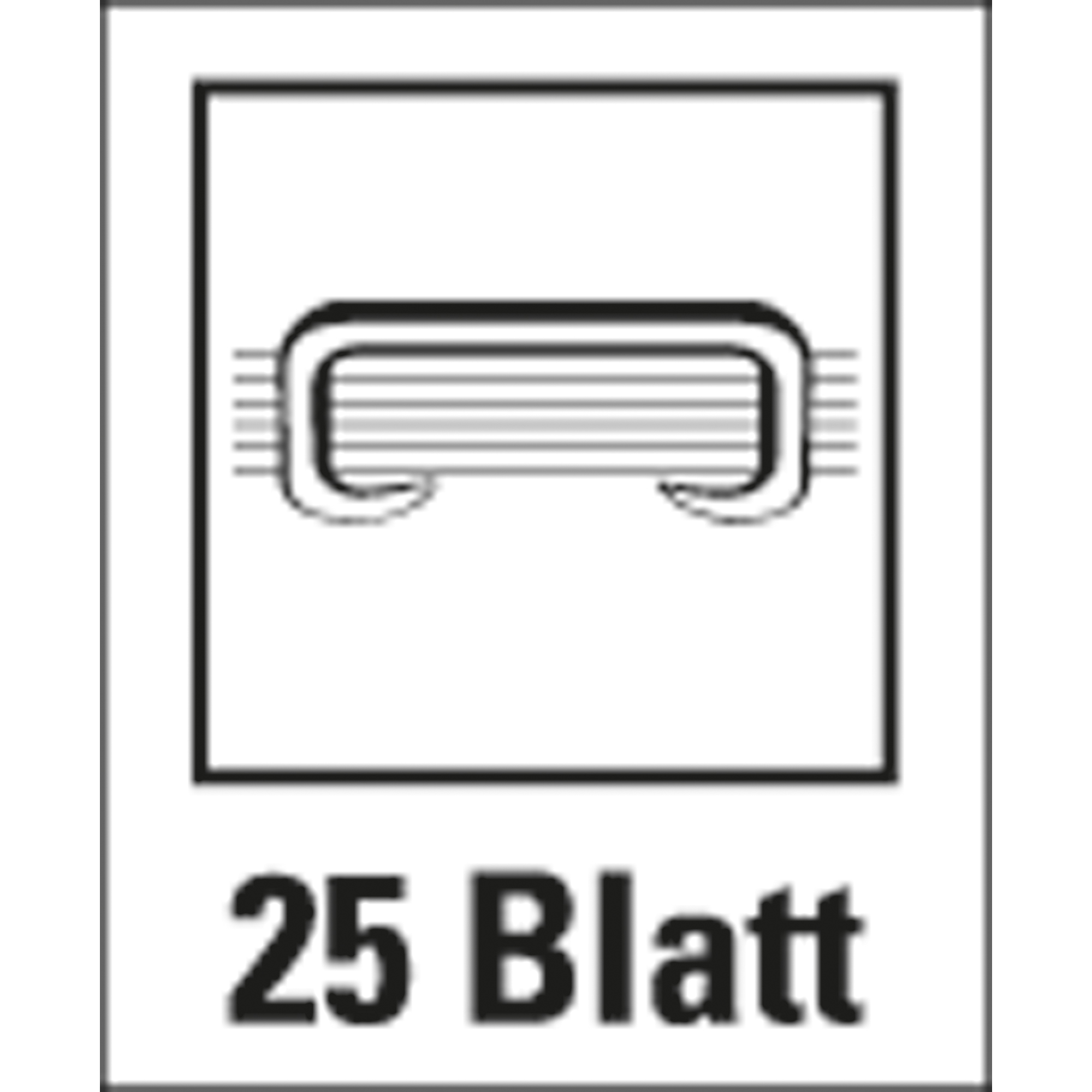 Leitz Heftgerät NeXXt 5501 24/6, 26/6 fest/lösbar/nageln 25 Bl. (80 g/m²) Metall/Kunststoff schwarz