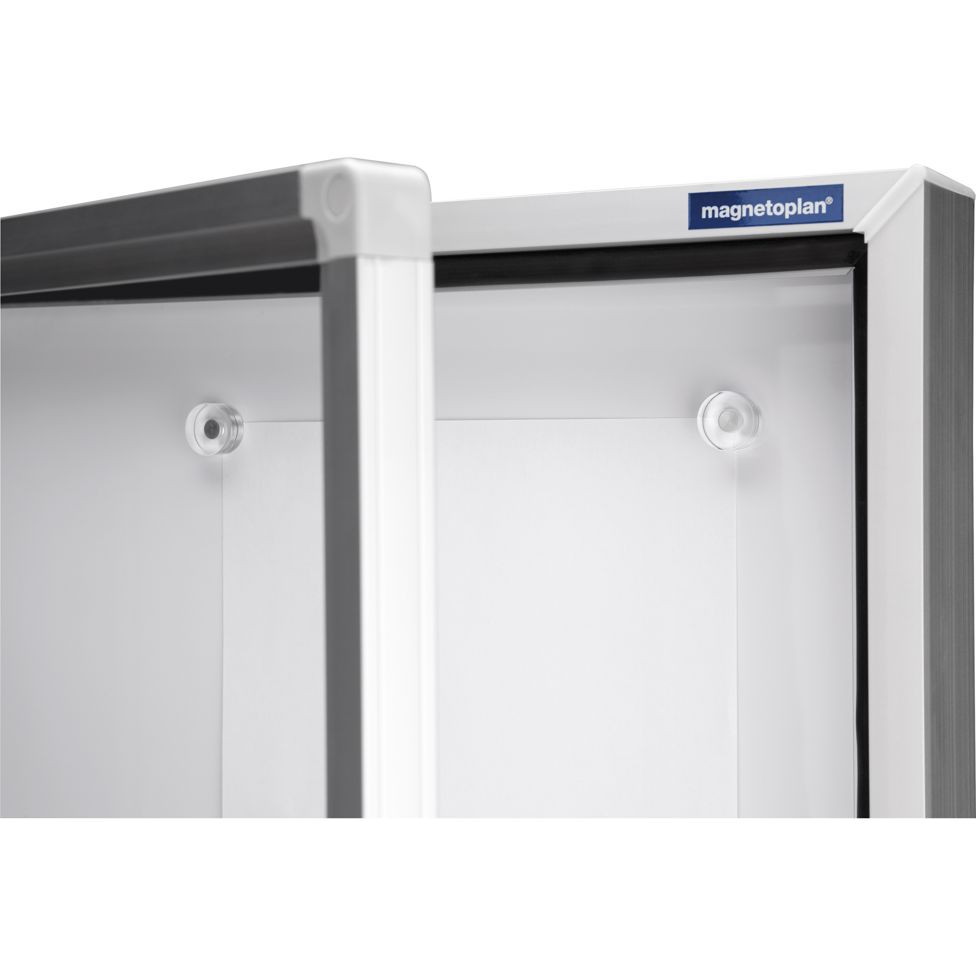 magnetoplan® Schaukasten CC Außenbereich 115 x 112,5 x 6,5 cm (B x H x T) 12 x DIN A4 mit Schloss Aluminium