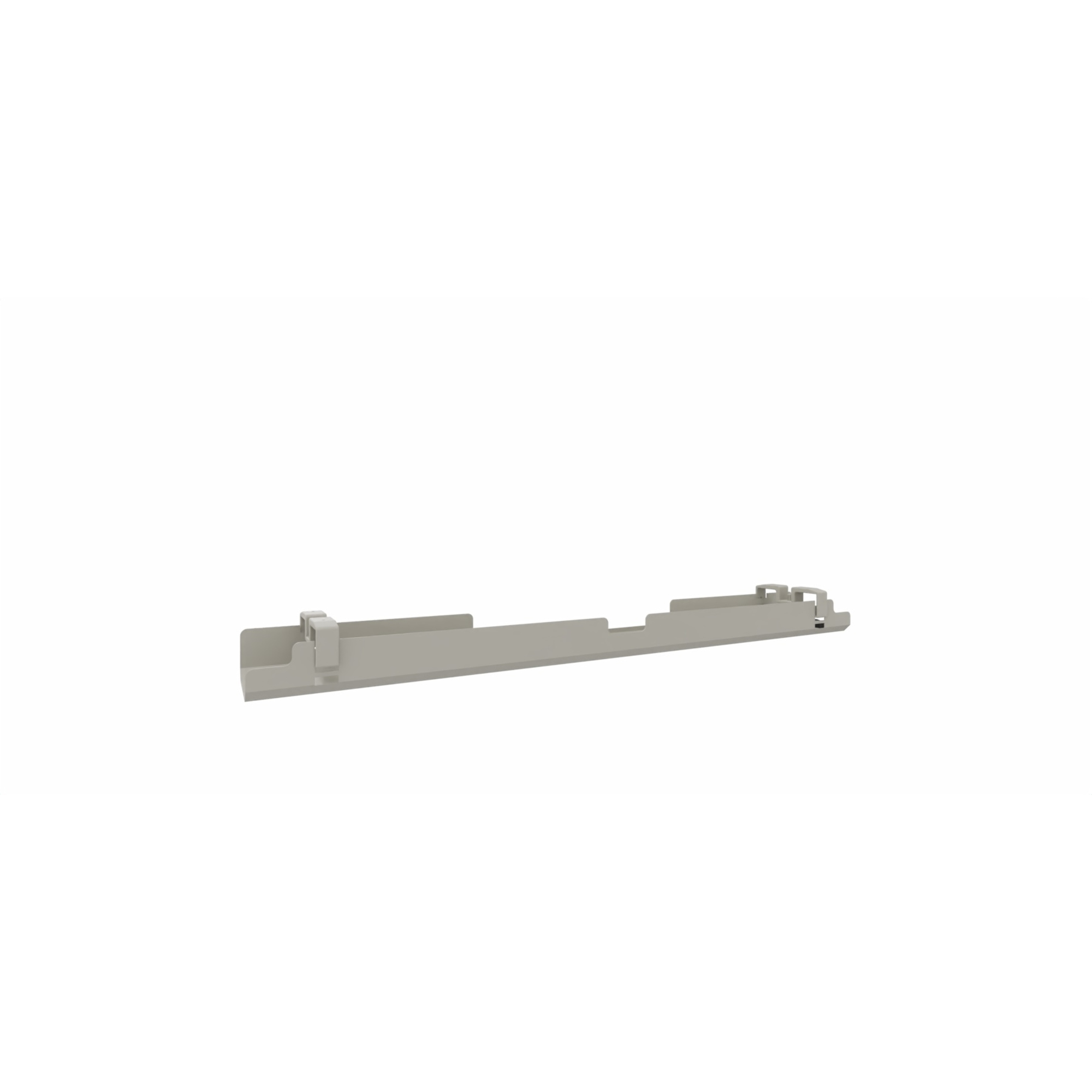 Kabelkanal all in one 1.600 x 80/100 x 160 mm (B x H x T) Stahlblech, pulverbeschichtet silberaluminium