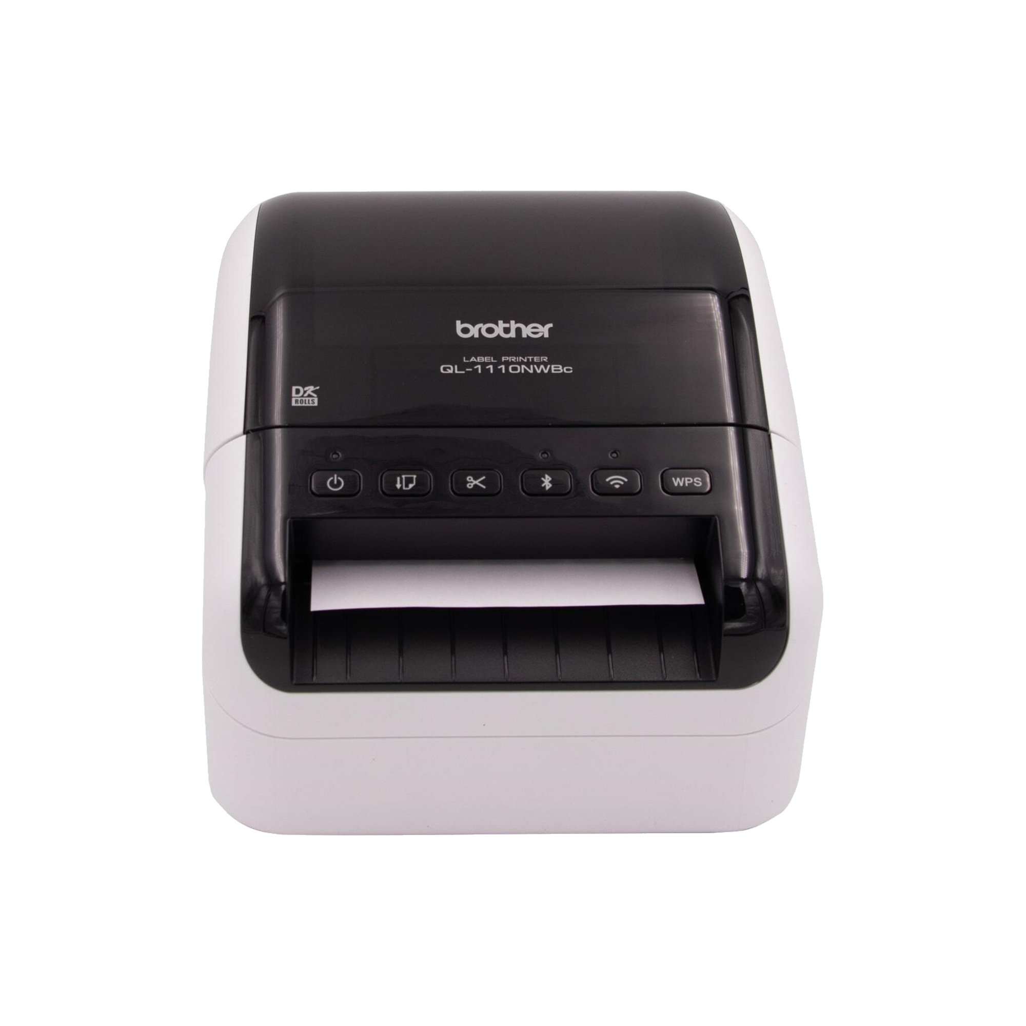 Brother Etikettendrucker QL-1110NWBc 101,6mm USB-B 2.0, LAN, WLAN, WiFi direct inkl. 2 Etikettenrollen (Einzel-Etiketten 103 x 164 mm, 41 St., Endlos-Etikett 62 mm x 8 m), Netzkabel, USB-Kabel