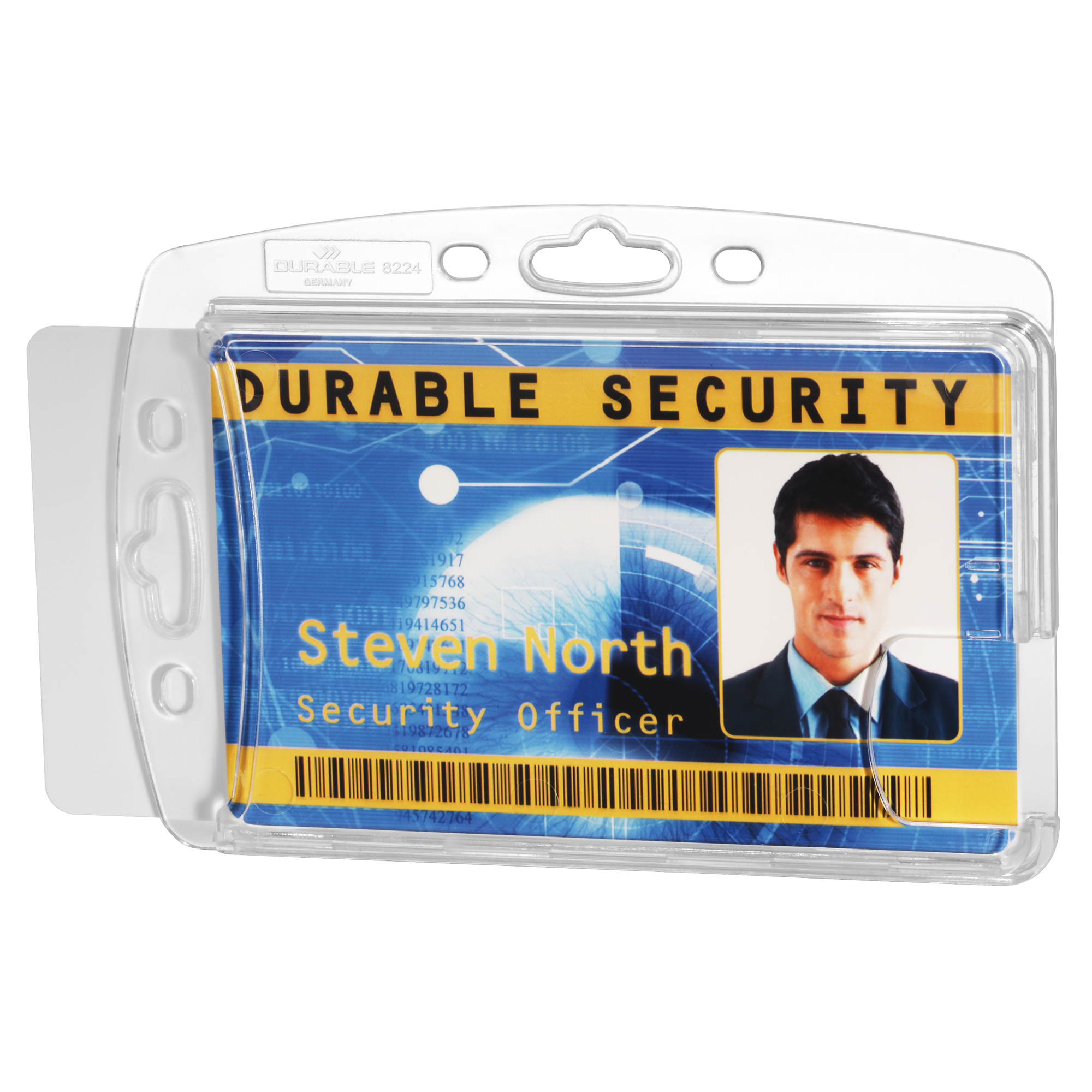 DURABLE Ausweishalter 87 x 54 mm (B x H) Polystyrol transparent 10 St./Pack.