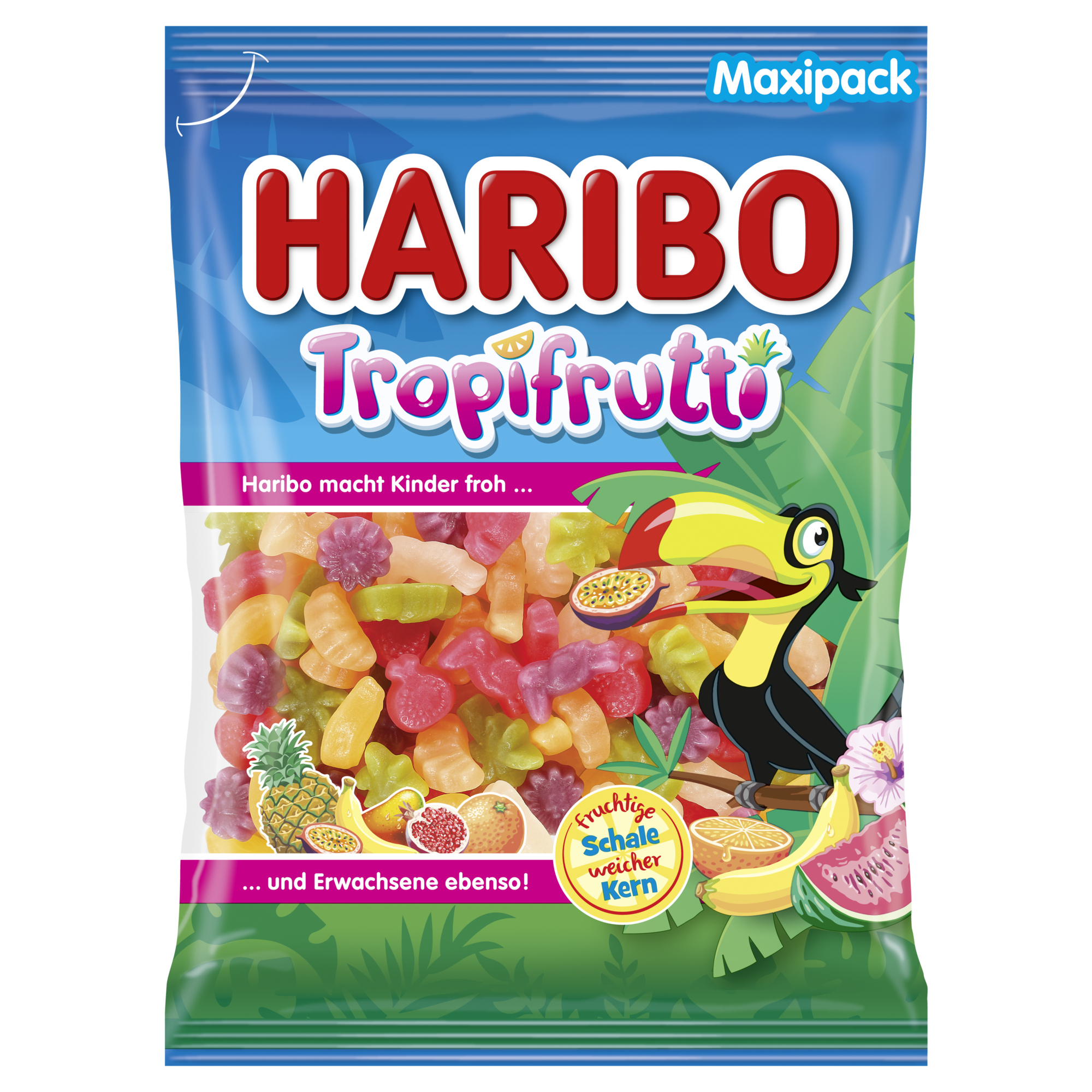 HARIBO Fruchtgummi Tropifrutti 1.000 g/Pack.