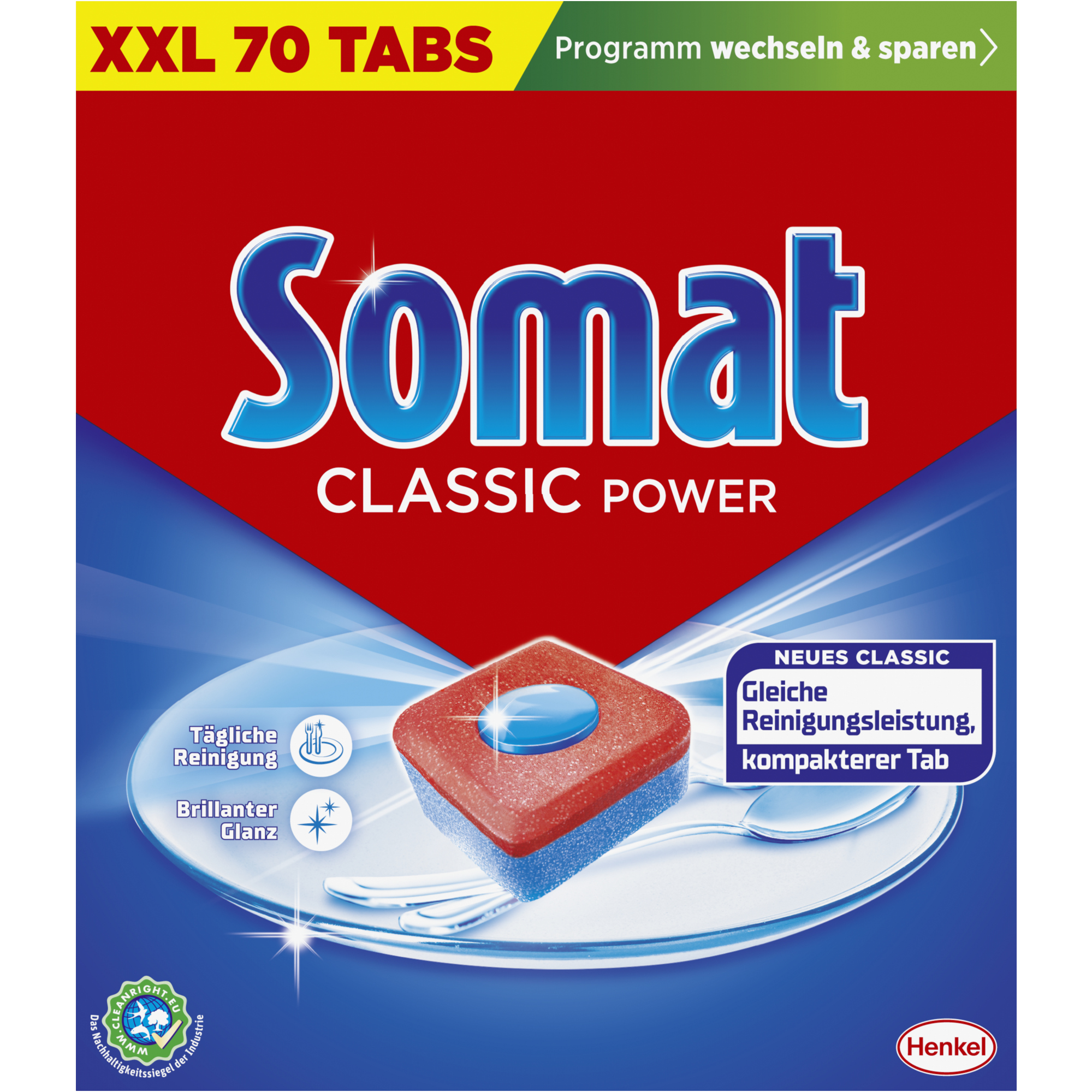 Somat Spülmaschinentabs Classic Power Citrus 70 St./Pack.