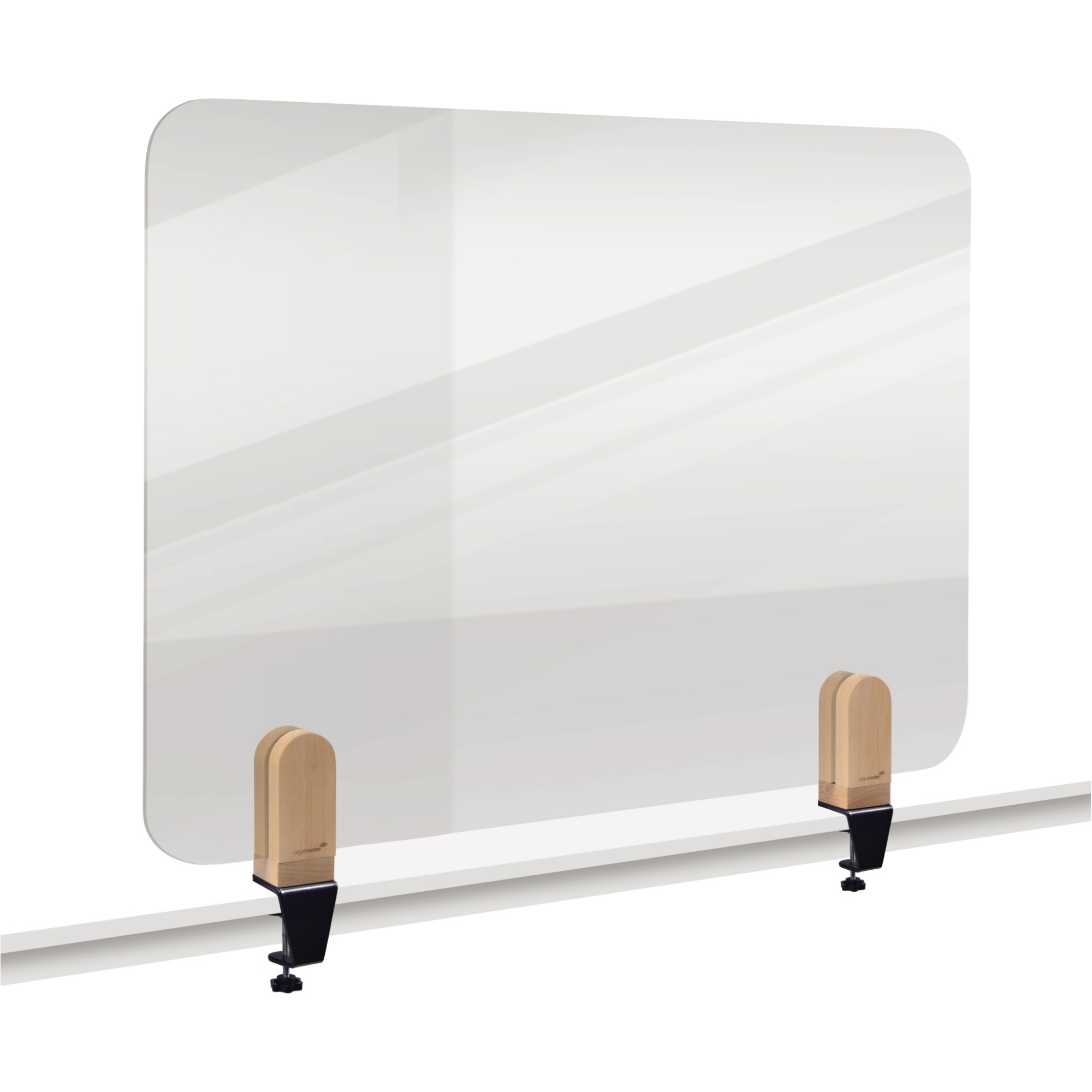 Legamaster Tischtrennwand ELEMENTS 80 x 60 cm (B x H) 0,5cm 5,28kg Polymethylmethacrylat transparent