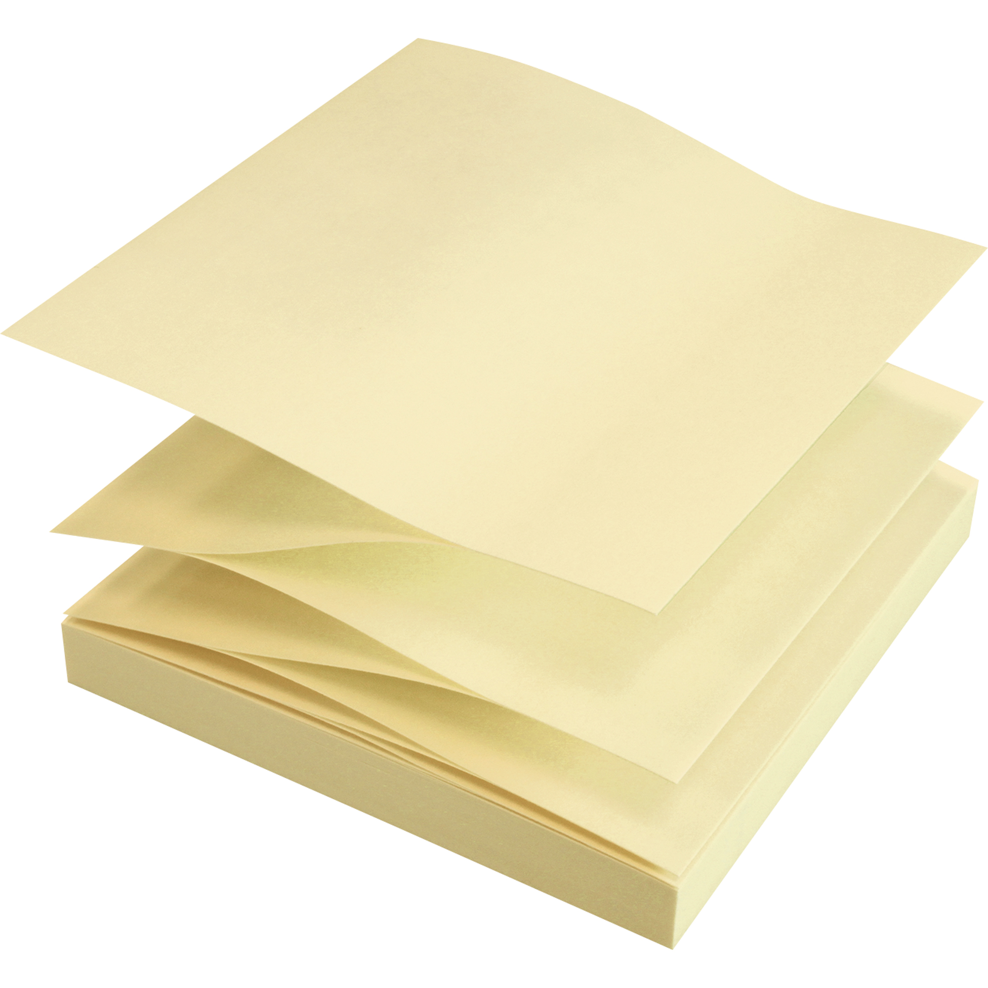 Info Haftnotiz Nature Z-Notes 75 x 75 mm (B x H) gelb 100 Bl./Block 12 Block/Pack.