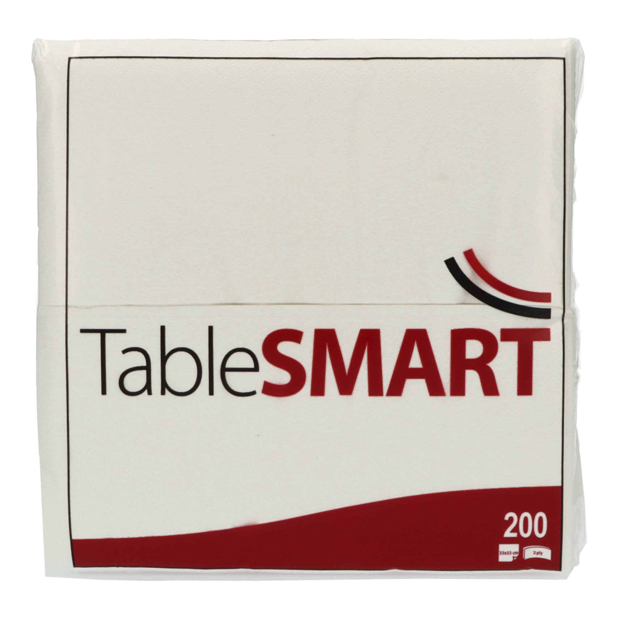TableSMART Servietten 33 x 33 cm (B x L) weiß 200 St./Pack.