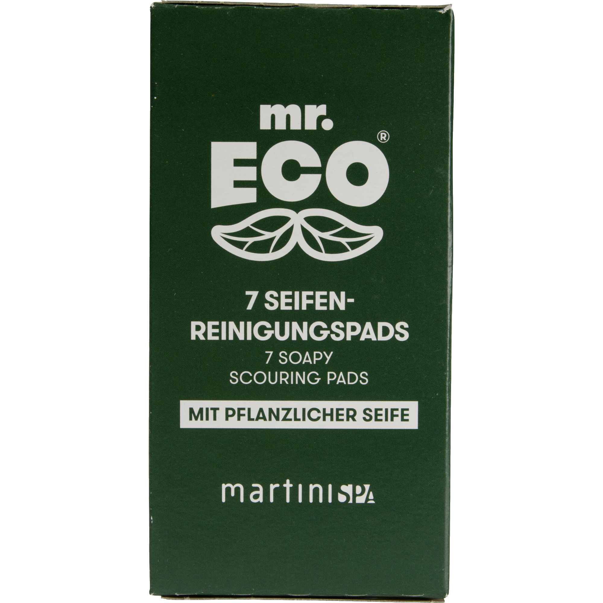 mr. ECO Topfreiniger 6 x 6 x 0,5 cm (B x H x T) Stahlwolle schwarz 7 St./Pack.