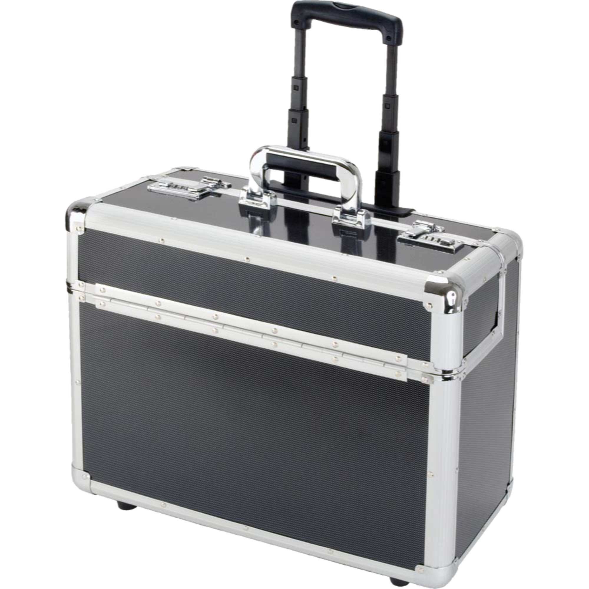 ALUMAXX® Pilotenkoffer C-2 48,5 x 40 x 23 cm (B x H x T) Zahlenkombinationsschloss Aluminium silber/carbon