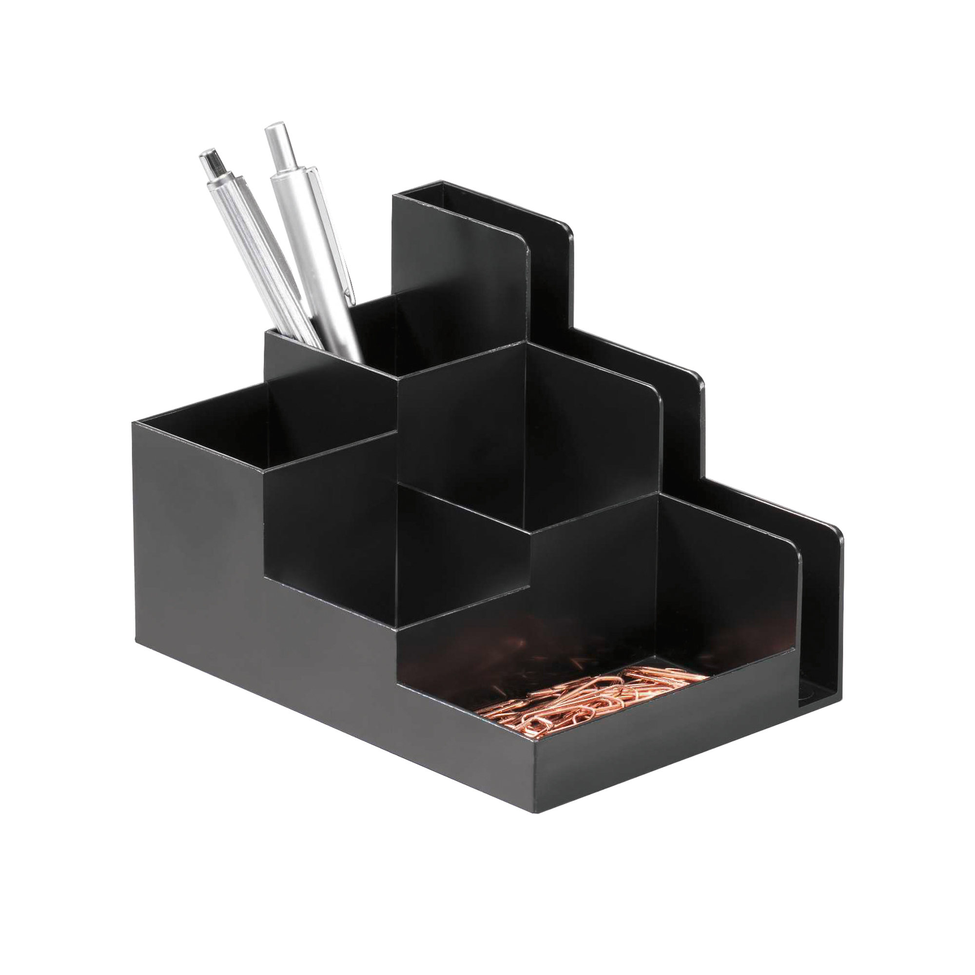DURABLE Tischorganizer OPTIMO 16,2 x 11 x 11,8 cm (B x H x T) nicht gefüllt Kunststoff schwarz