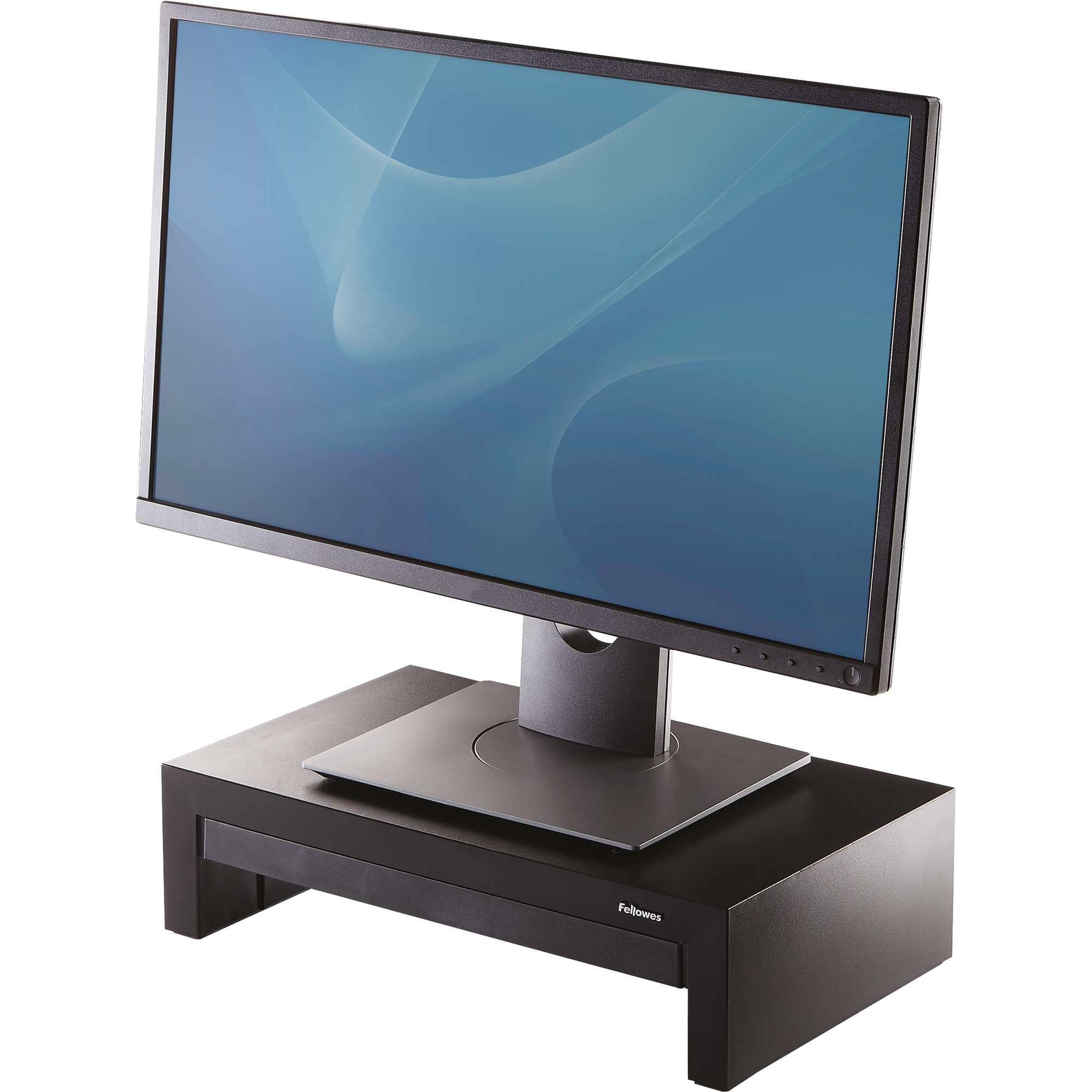 Fellowes® Monitorständer Designer Suites™ 40,6 x 11-15 x 23,8 cm (B x H x T) 18kg höhenverstellbar Kunststoff schwarz