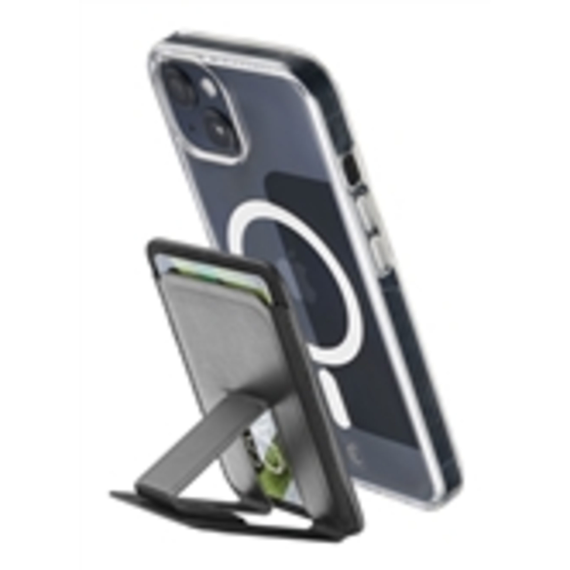 cellularline Kartenhalter POCKET STAND MAG Kunstleder schwarz