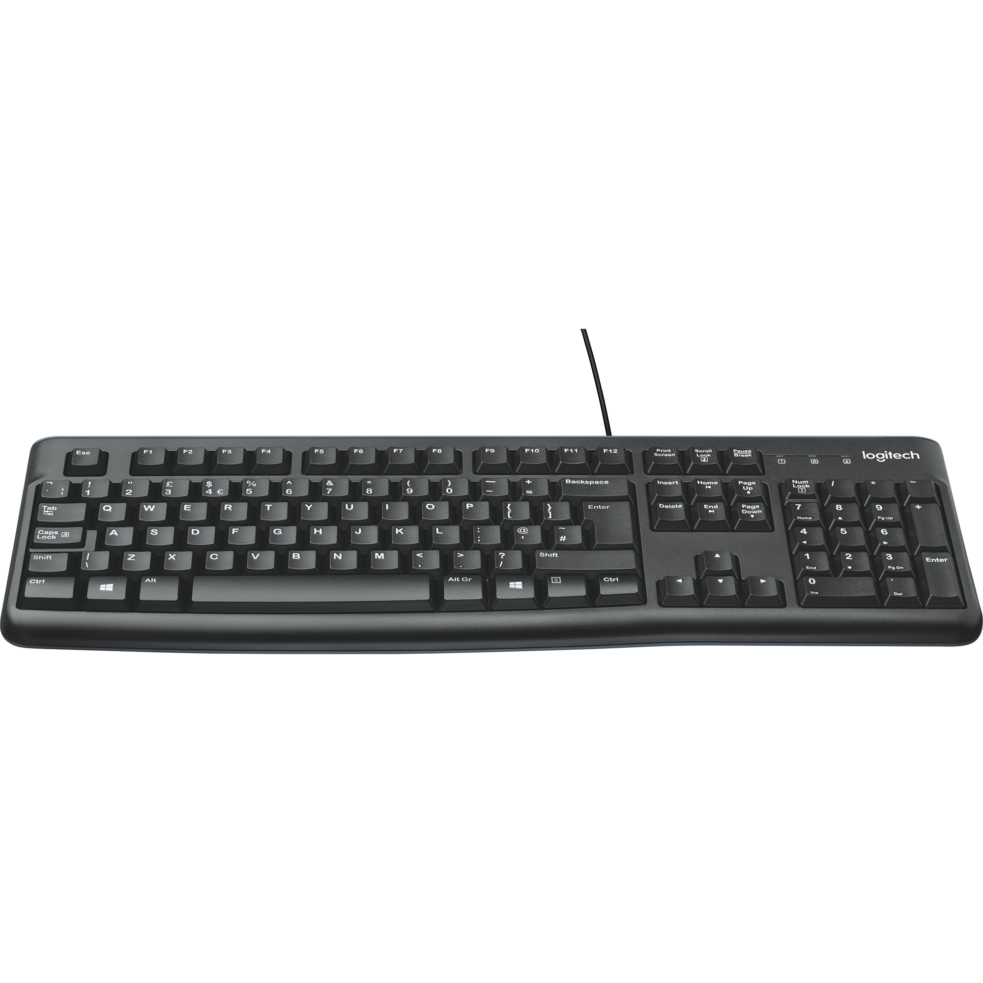 Logitech Tastatur K120 Windows® universell USB-A schwarz