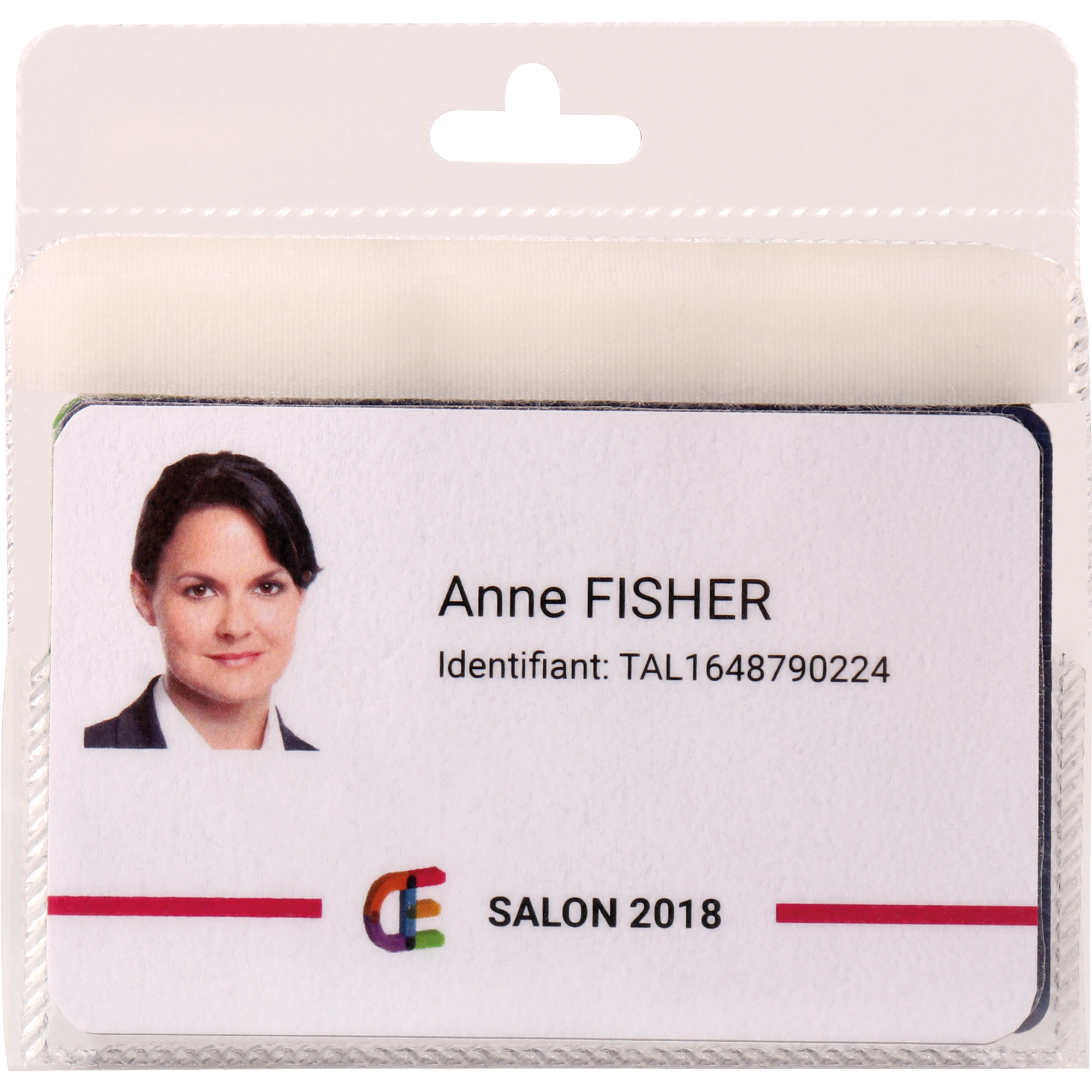 DJOIS Ausweishalter Multi 90 x 64 mm (B x H) PVC transparent 10 St./Pack.