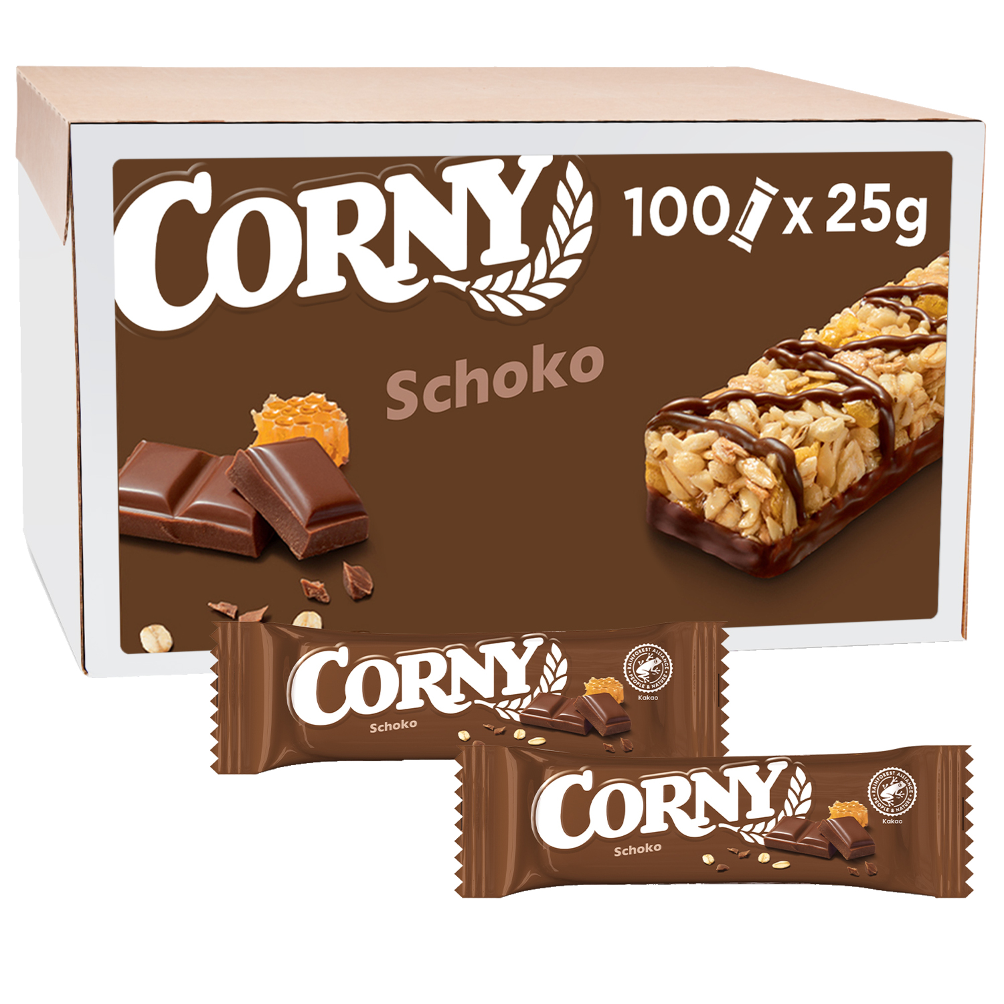 Corny Müsliriegel Schoko 100 x 25 g/Pack.