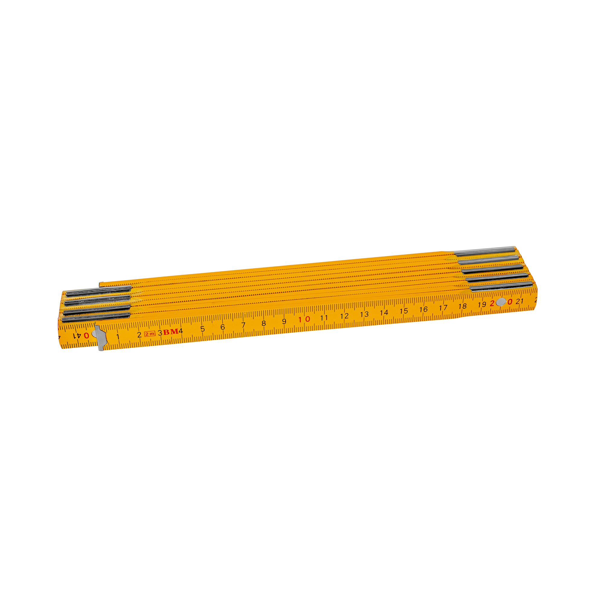 BRÜDER MANNESMANN Zollstock 2m Holz orange