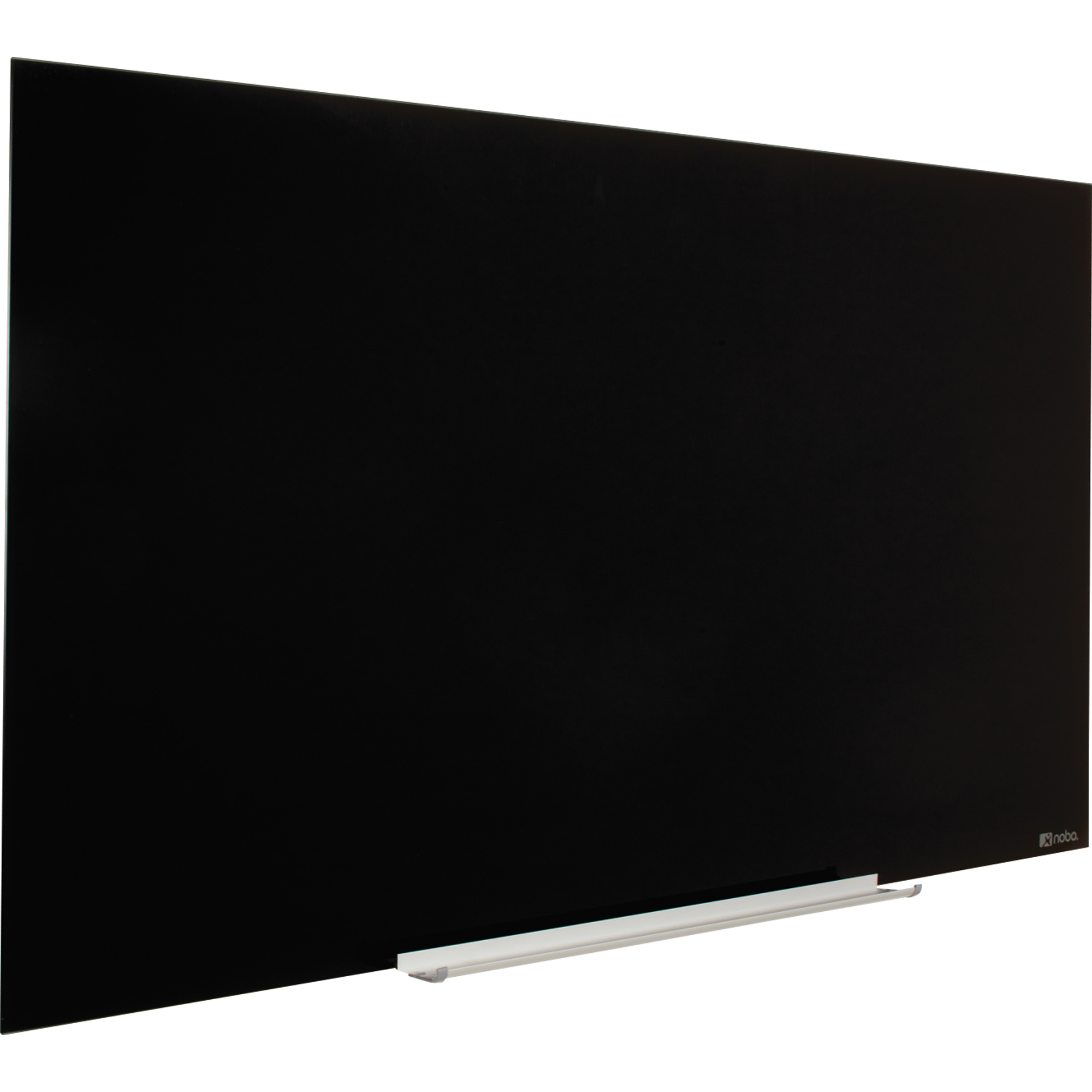 Nobo® Glasboard Impression Pro 68 x 38 x 2,2 cm (B x H x T) Tafel magnethaftend inkl. Marker, Magnete Sicherheitsglas schwarz