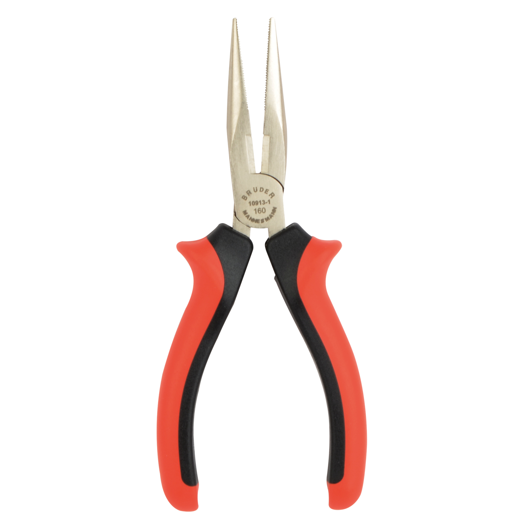 BRÜDER MANNESMANN Zangen-Set 3 Teile Kombizange, Seitenschneider, Telefonzange orange/schwarz