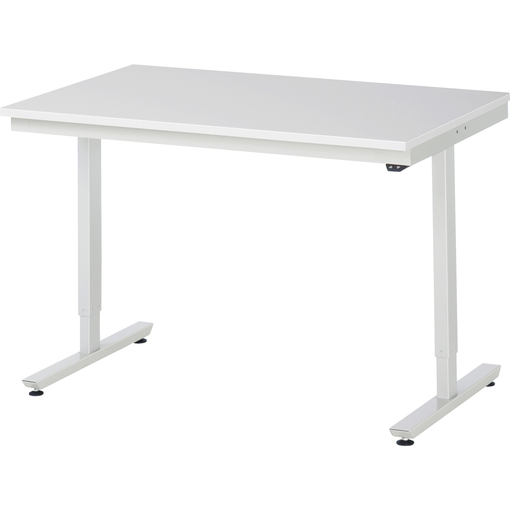RAU Arbeitstisch Adlatus 150 1.250 x 720-1.120 x 800 mm (B x H x T) lichtgrau