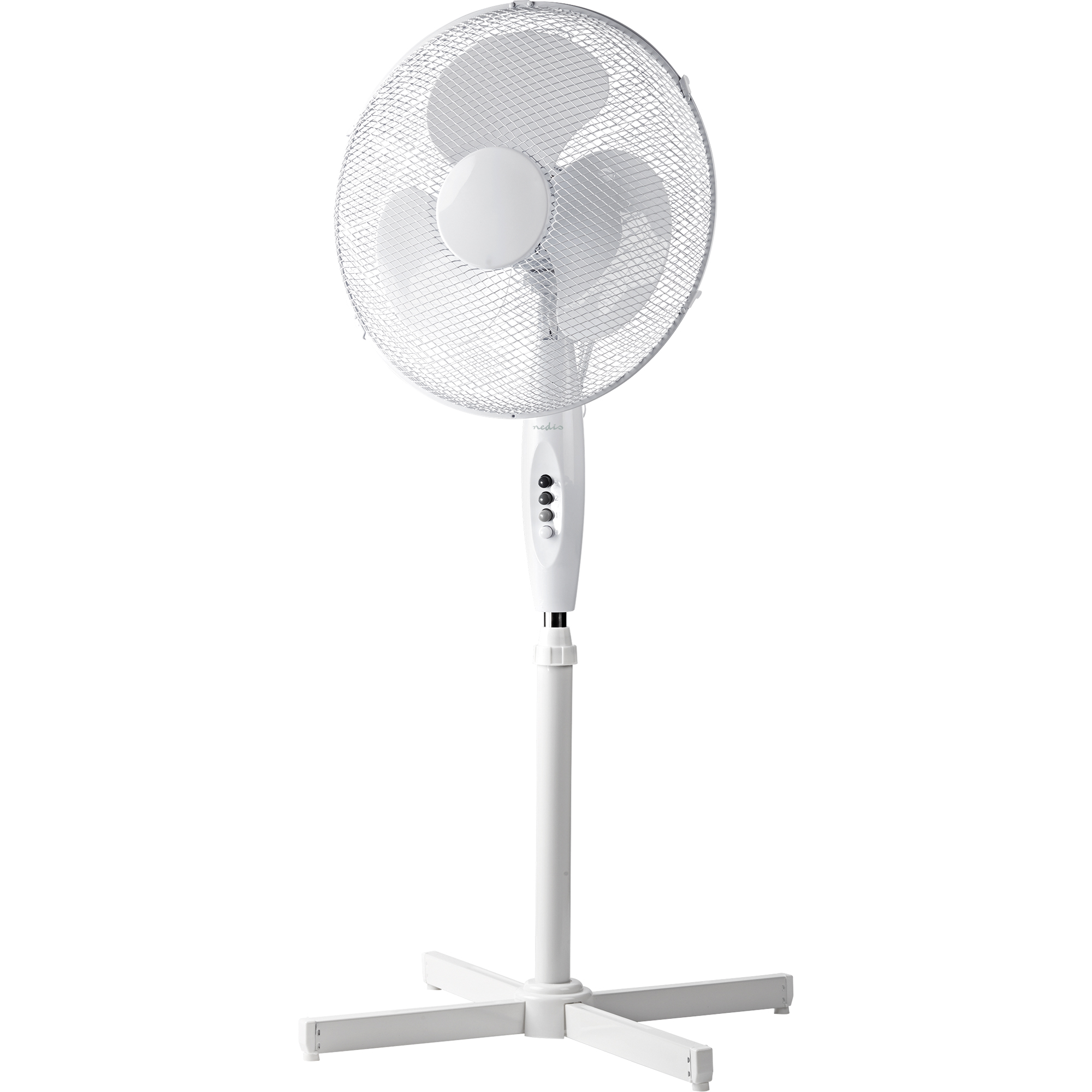 Nedis Standventilator 46 x 120 x 40 cm (B x H x T) 45W 3 Leistungsstufen 2,8kg weiß