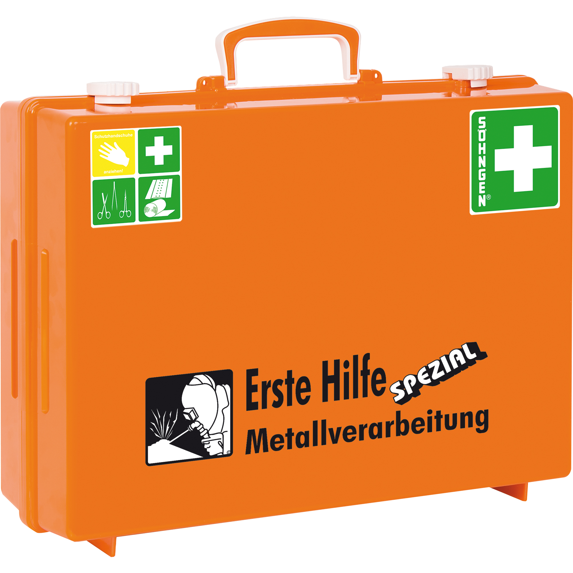 SÖHNGEN® Erste Hilfe Koffer SPEZIAL MT-CD ca. 40 x 30 x 15 cm (B x H x T) DIN 13157 orange