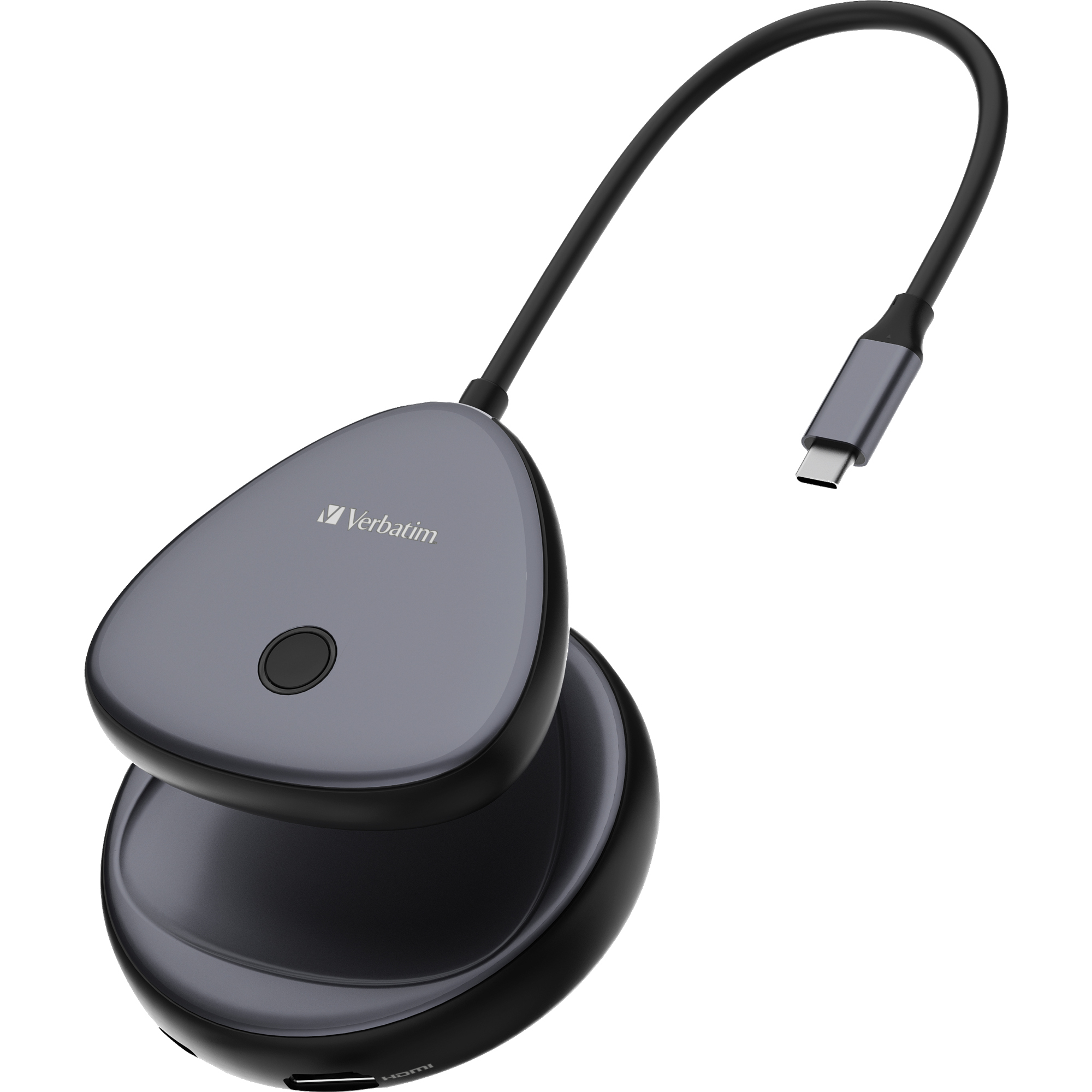 Verbatim USB-Hub Share my Screen WDA-02 USB-C schwarz