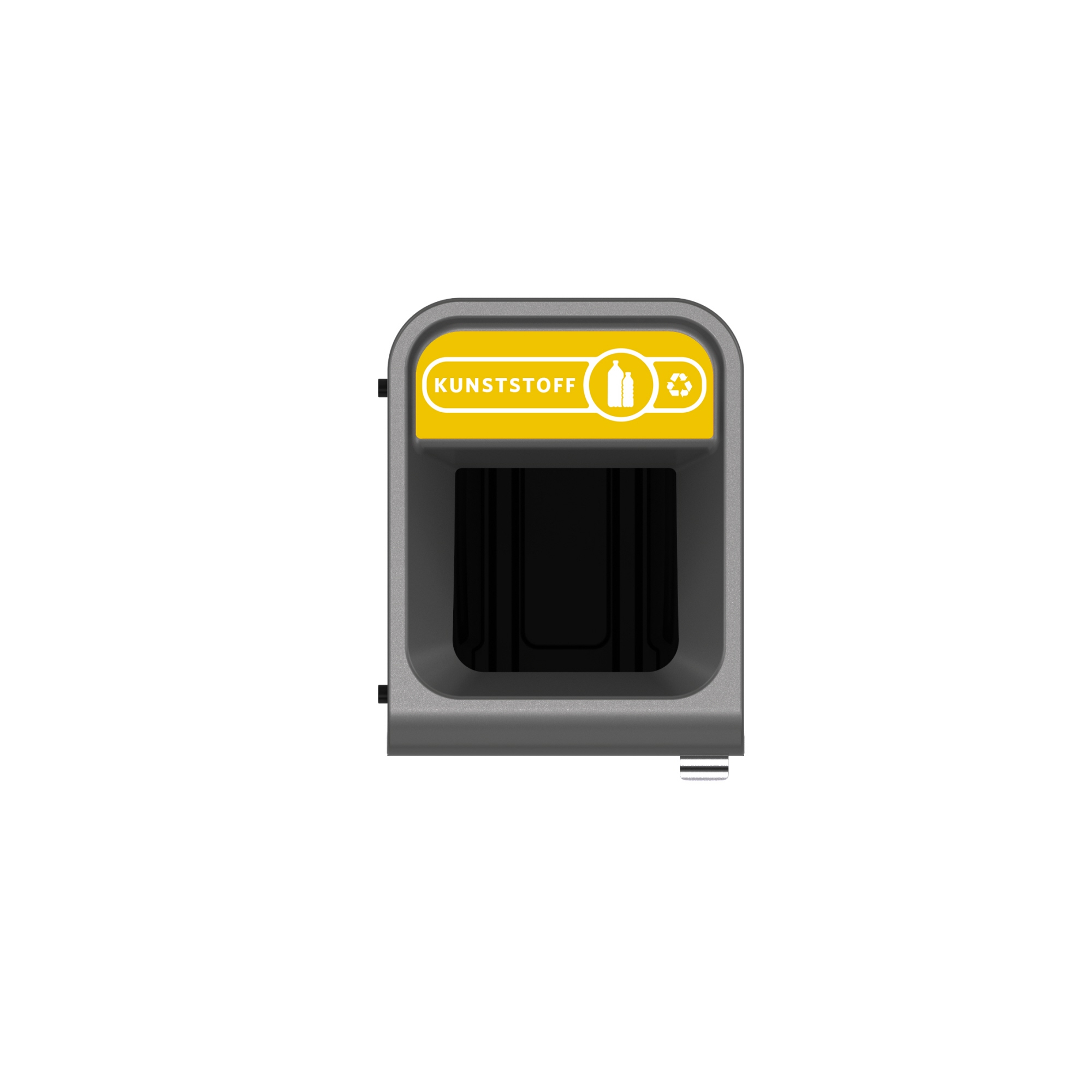 Rubbermaid Abfallsammelsystem 49,5 x 97,5 x 36,7 cm (B x H x T) 57l 1 Sortierfach Stahl, verzinkt