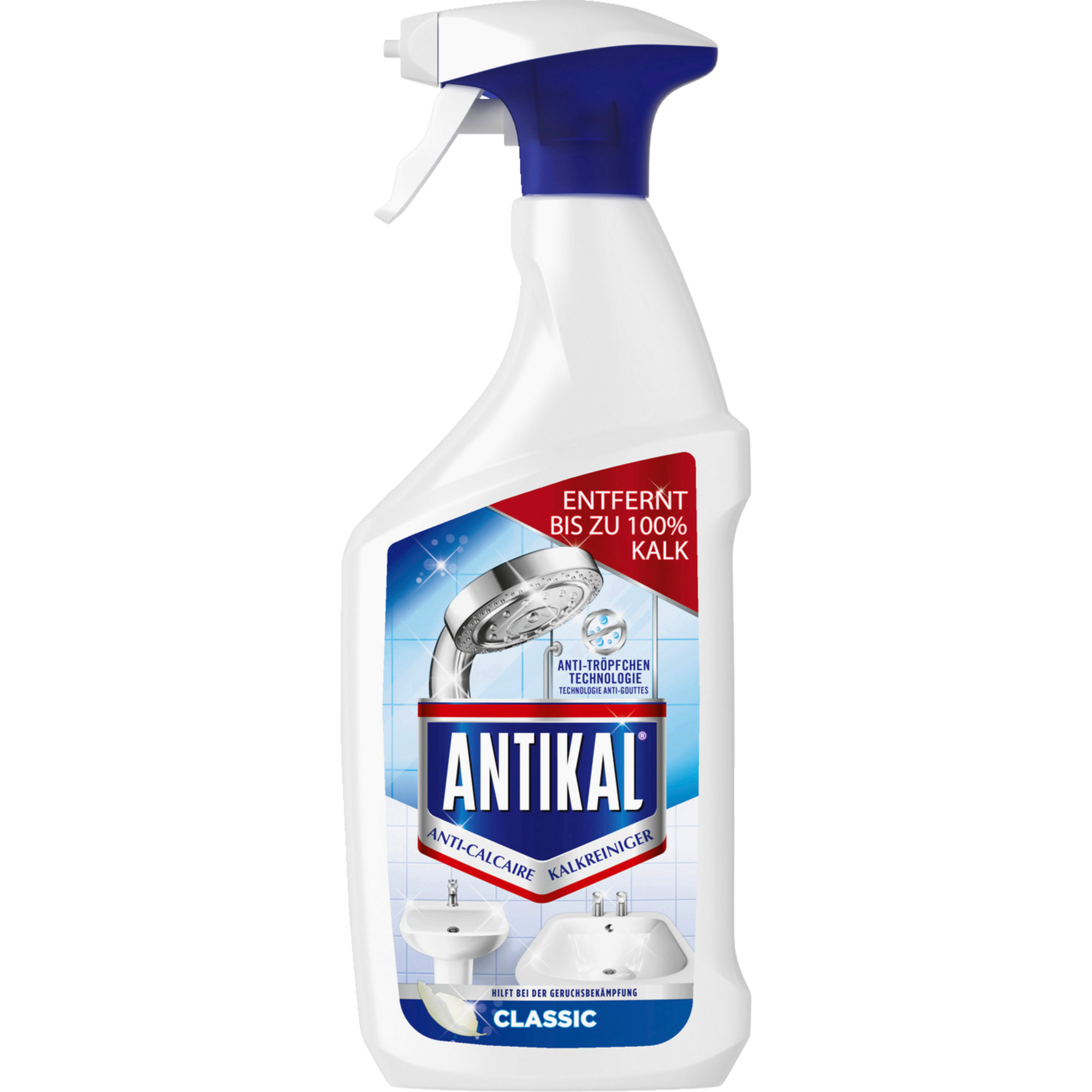 ANTIKAL Sanitärentkalker Sprühflasche Kunststoff 0,75l