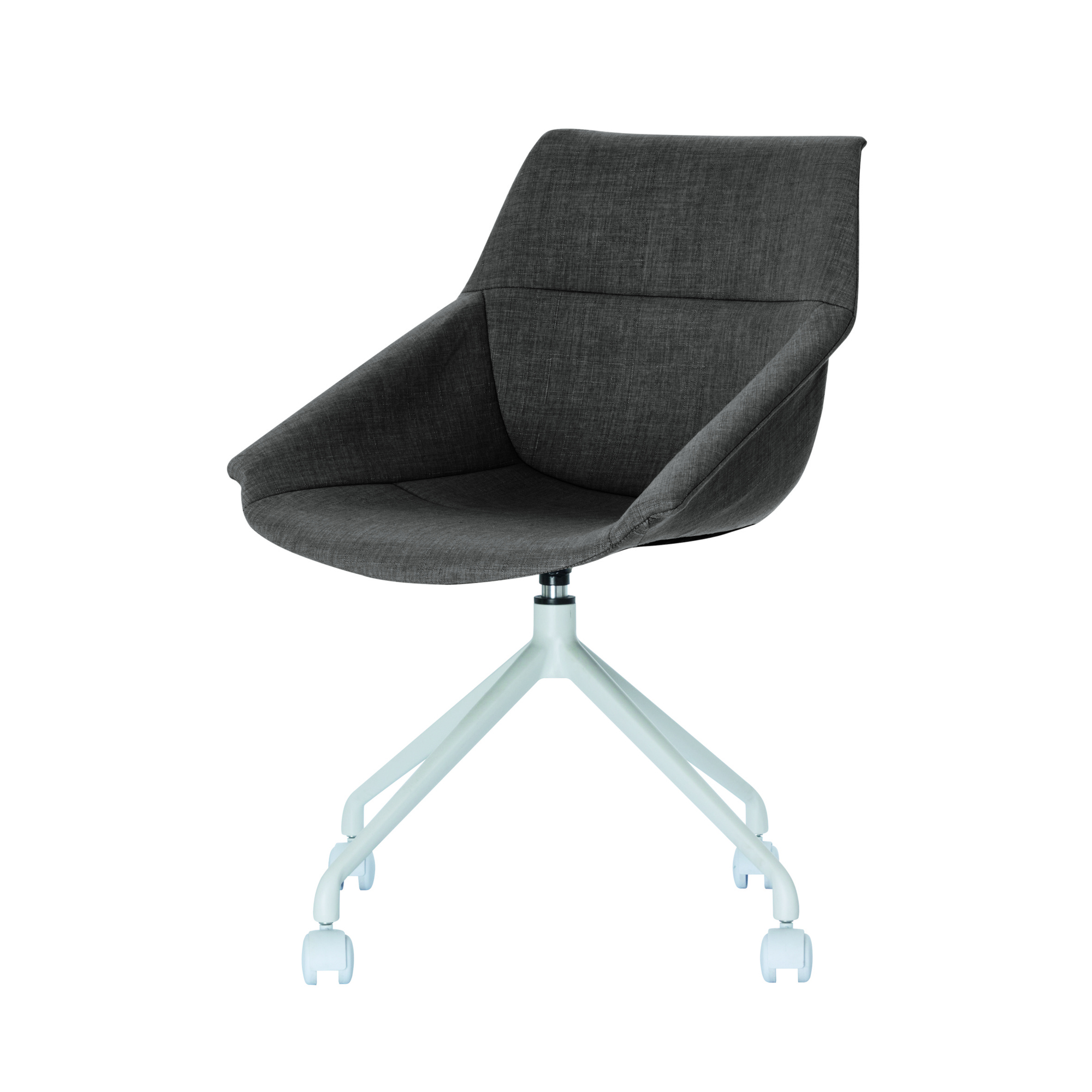 Paperflow Drehsessel LUGE 55,5 x 84 x 58 cm (B x H x T) 100 % Polyester anthrazit