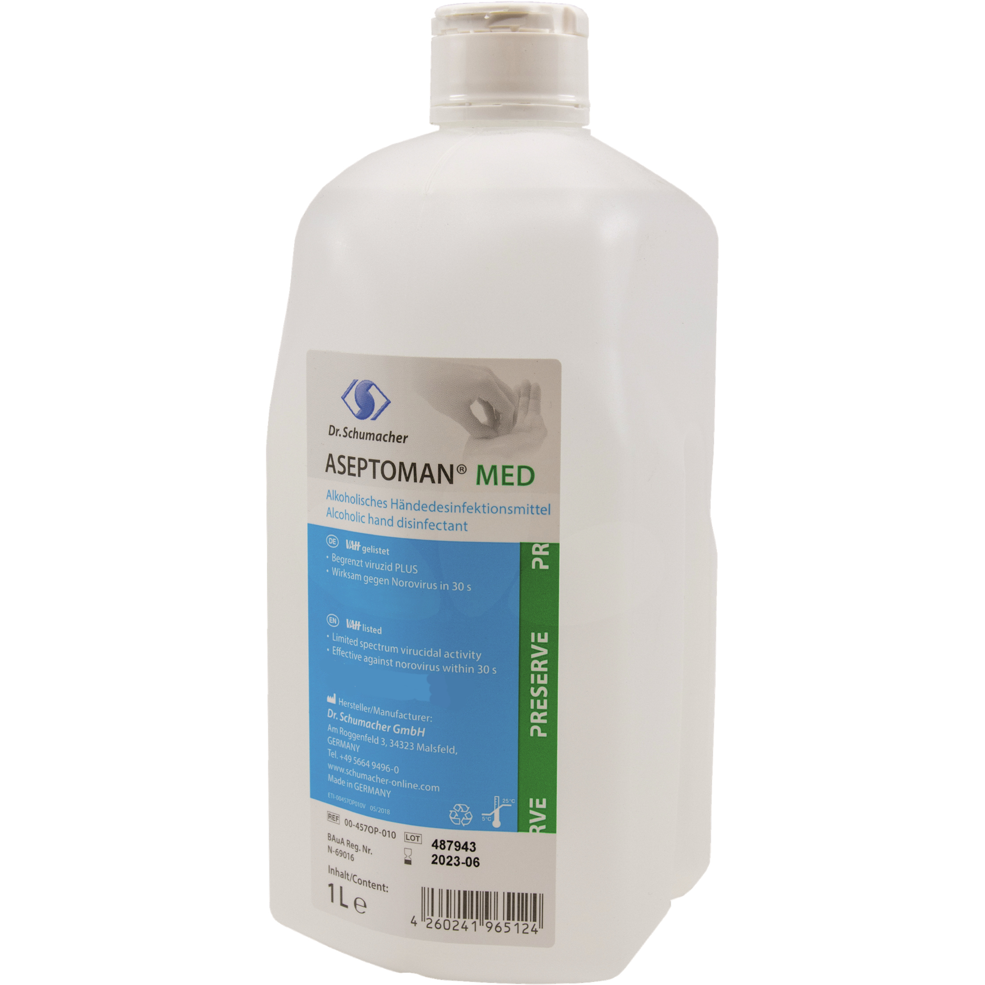 ASEPTOMAN® Handdesinfektion MED flüssig 1l