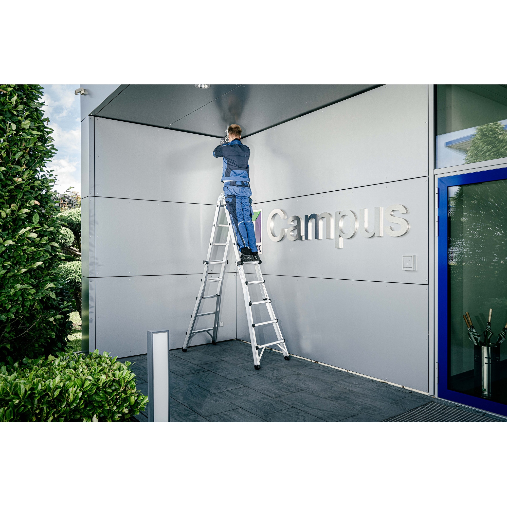 MUNK Teleskopleiter 63,5 x 158,5 x 19,7 cm (B x H x T) 150kg Aluminium