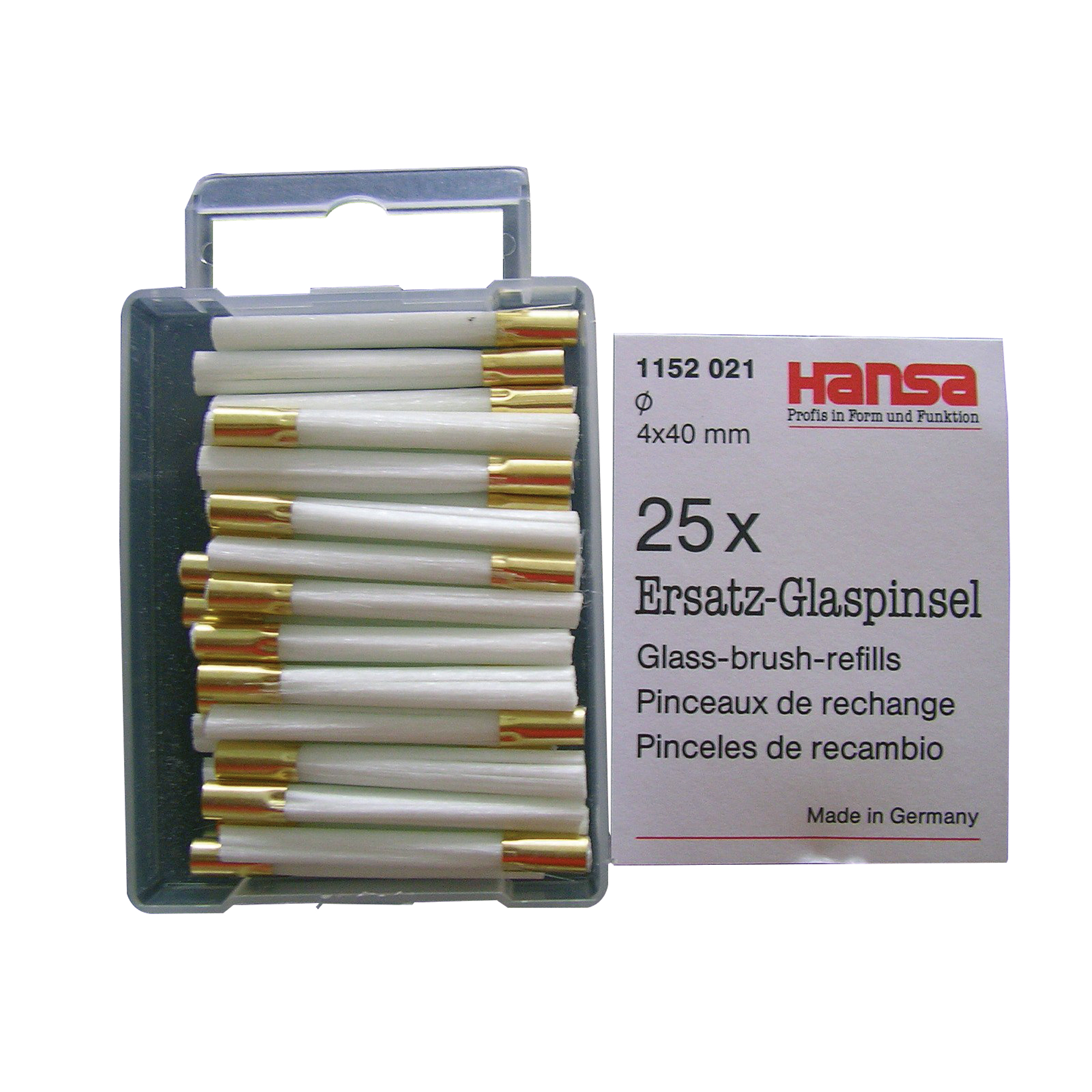 Hansa Ersatzglaspinsel Glasradierer 1152001 4 x 40 mm (Ø x L)