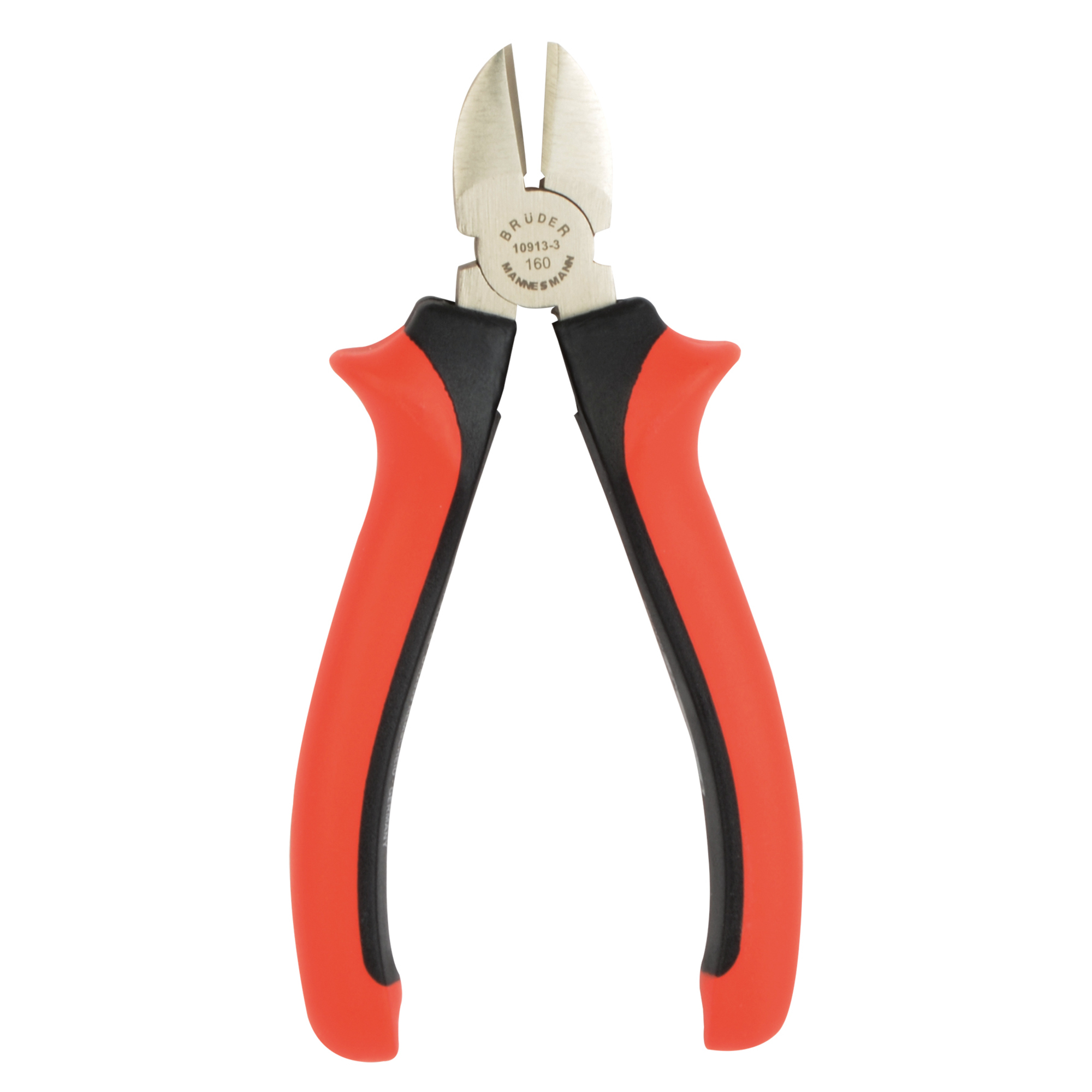 BRÜDER MANNESMANN Zangen-Set 3 Teile Kombizange, Seitenschneider, Telefonzange orange/schwarz