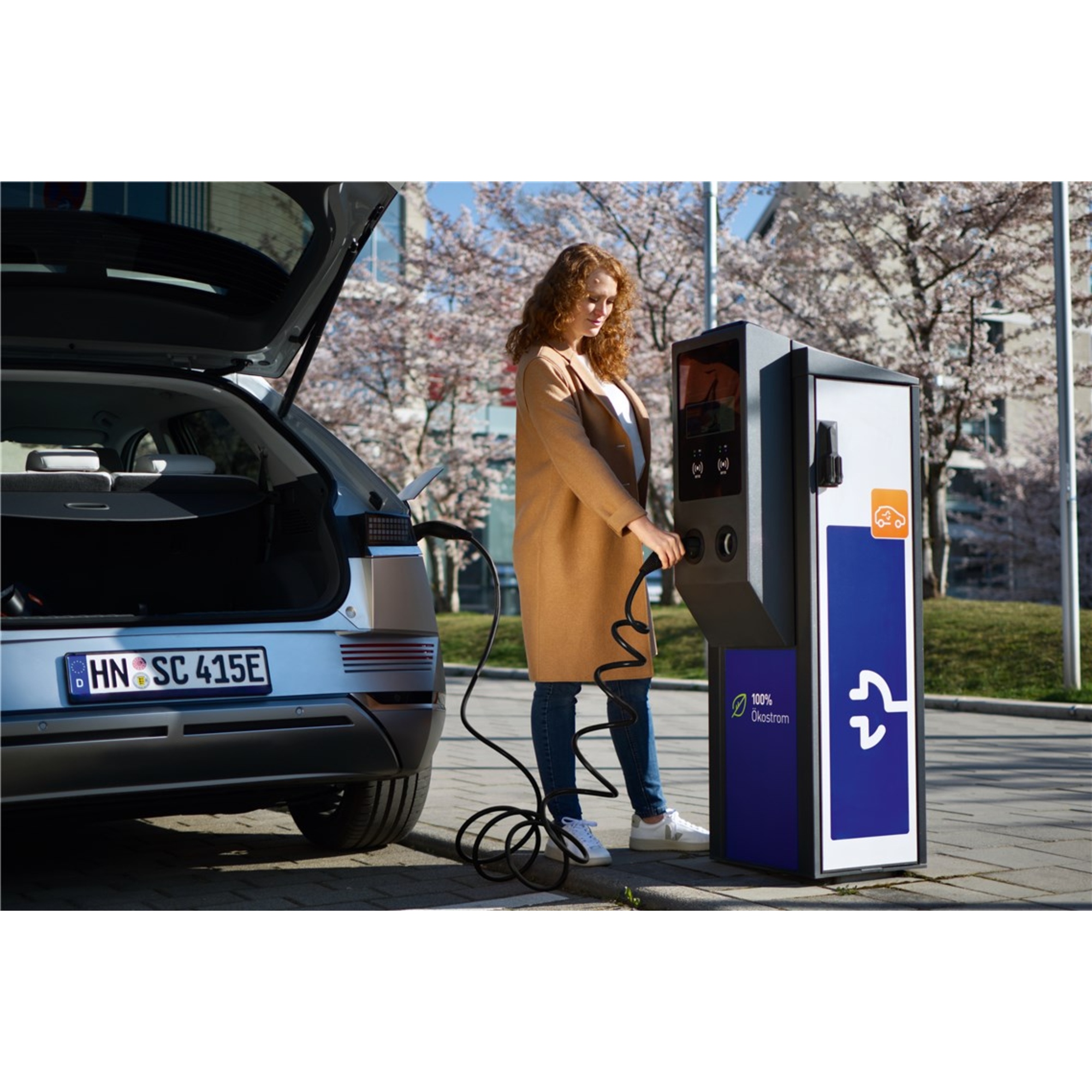 LAPP Ladekabel Elektroauto Helix® Plug-in-Hybrid (PHEV) und batterieelektrische Fahrzeuge (BEV) Abdeckkappe (Kupplung) 22 kW 5m