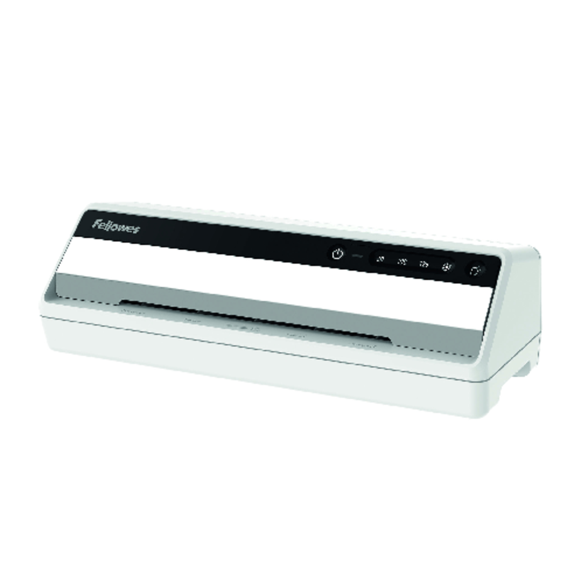 Fellowes® Laminiergerät Saturn™ Heiß-/Kaltlaminierung 38,5 x 11,7 x 15,4 cm (B x H x T) DIN A4 weiß/grau