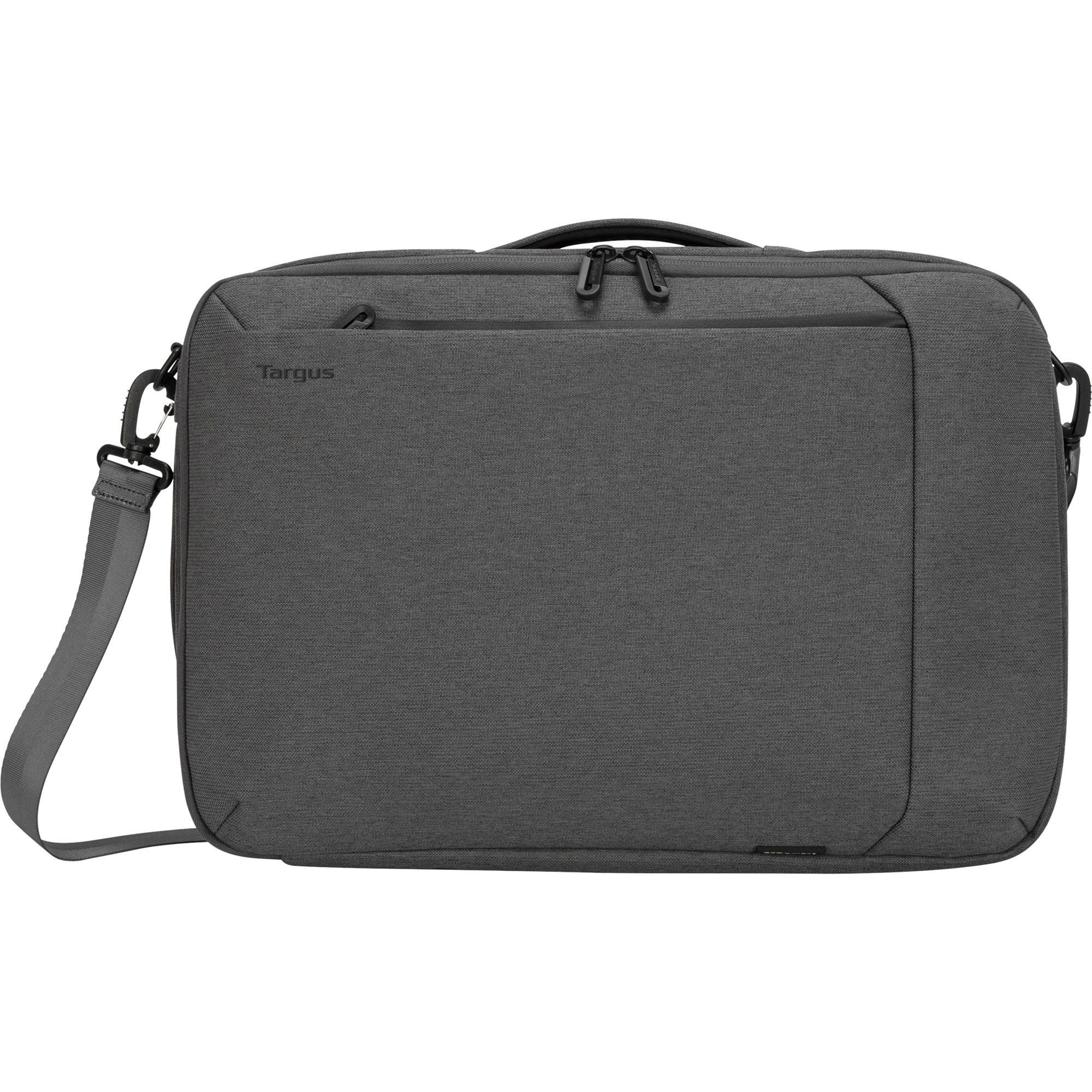 Targus Notebookrucksack Cypress Reißverschluss Zwei Hauptfächer, kleine Zubehörtaschen, Trolleygurt Kunststoff grau