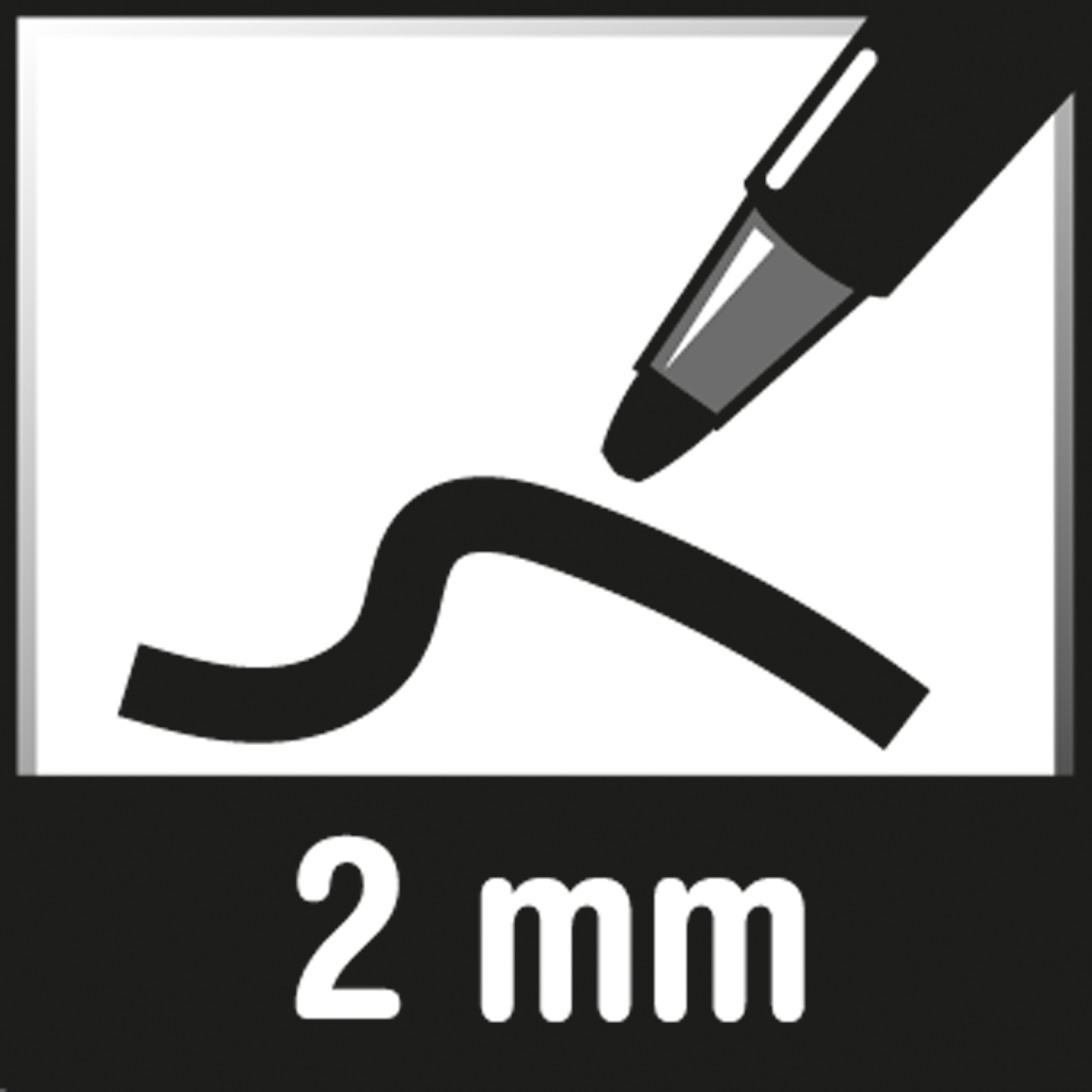 STABILO® Fasermaler power 2mm farbig sortiert auswaschbar 30 St./Pack.
