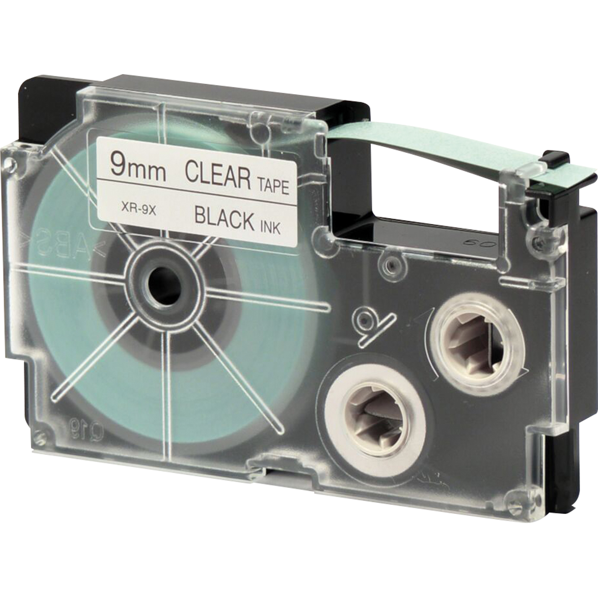 CASIO® Schriftbandkassette 9 mm x 8 m (B x L) transparent schwarz