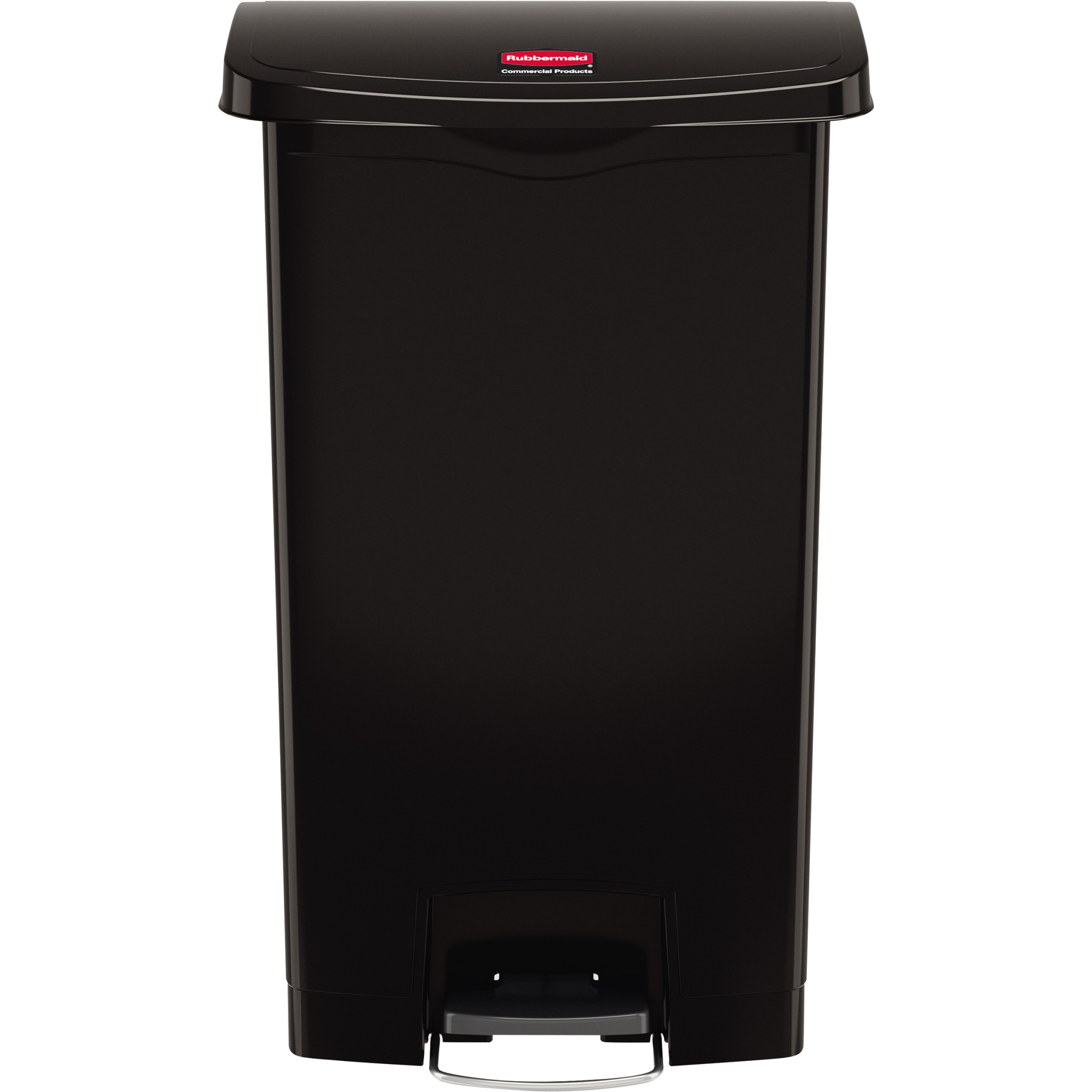 Rubbermaid Tretabfalleimer SLIM JIM® STEP-ON 33,02 x 80,98 x 52,37 cm (B x H x T) 68l Kunststoff schwarz