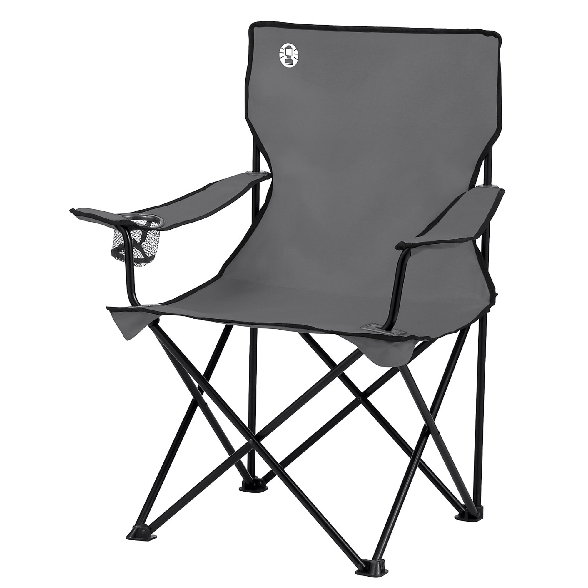 Coleman Campingstuhl Produkttypbezeichnung: Quad Chair 113kg 54 x 92 x 87 cm (B x H x T) Polyester grau